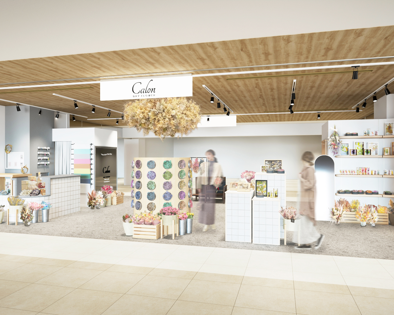【関西初上陸】東京・銀座で話題のドライフラワー専門店「Calon DRY FLOWER」がグラングリーン大阪に4月10日オープン!100種以上の花材から“自分色”で仕立てるオーダーメイド花束を提供
