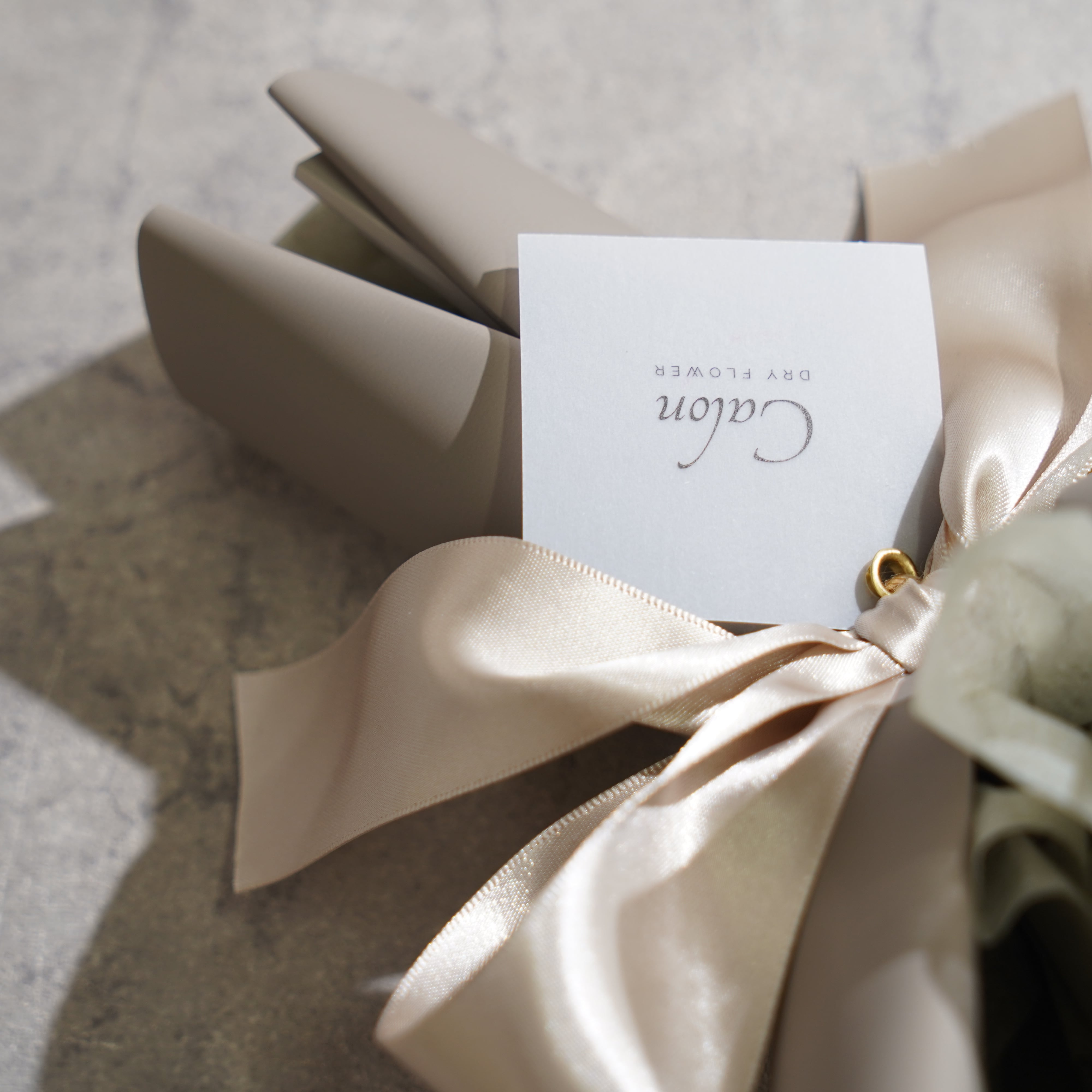 ドライフラワーの花束 Mサイズ グレー M-538≪限定1点≫