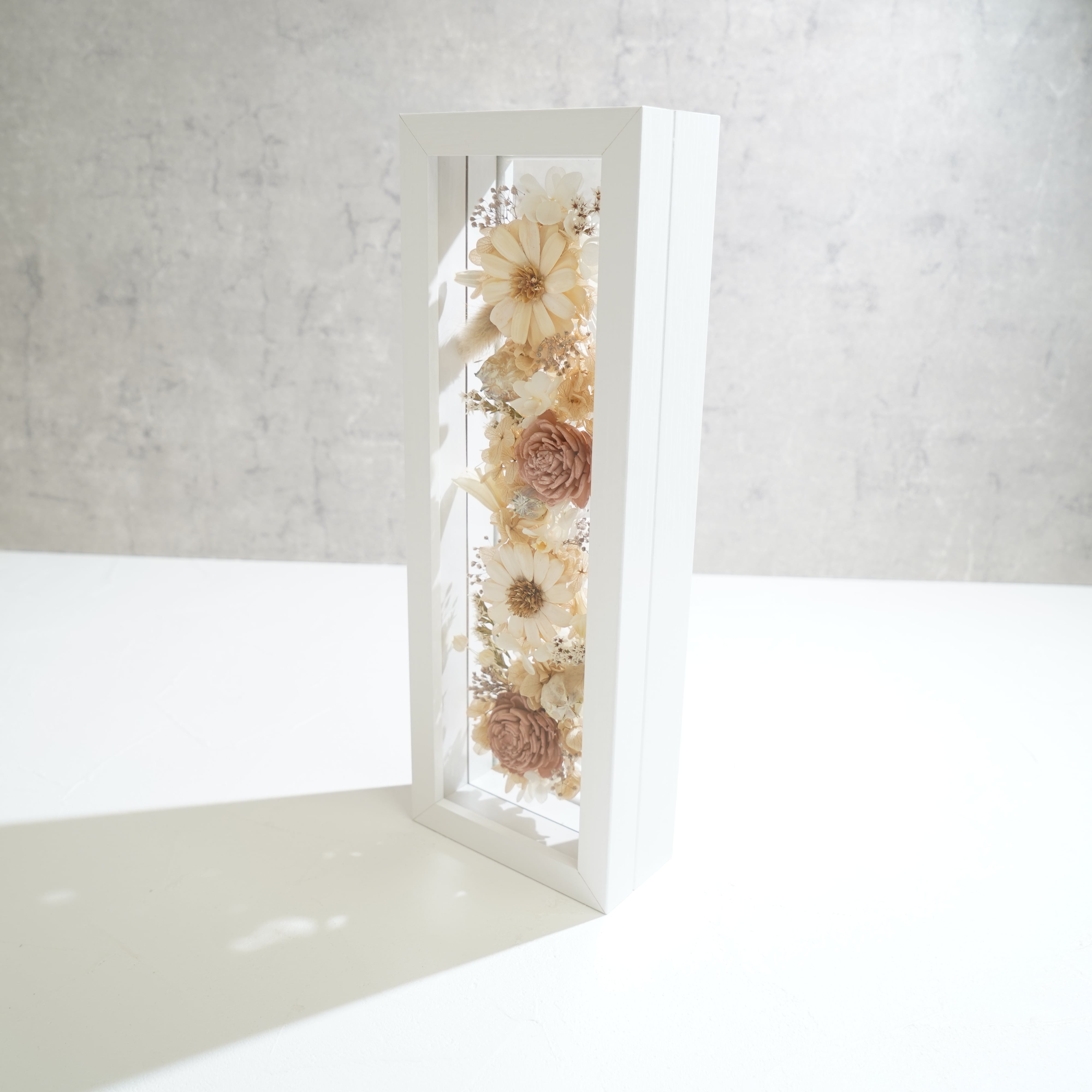 【ナチュラル】フレームフラワー 長方形 花畑タイプ FR-21≪限定1点≫
