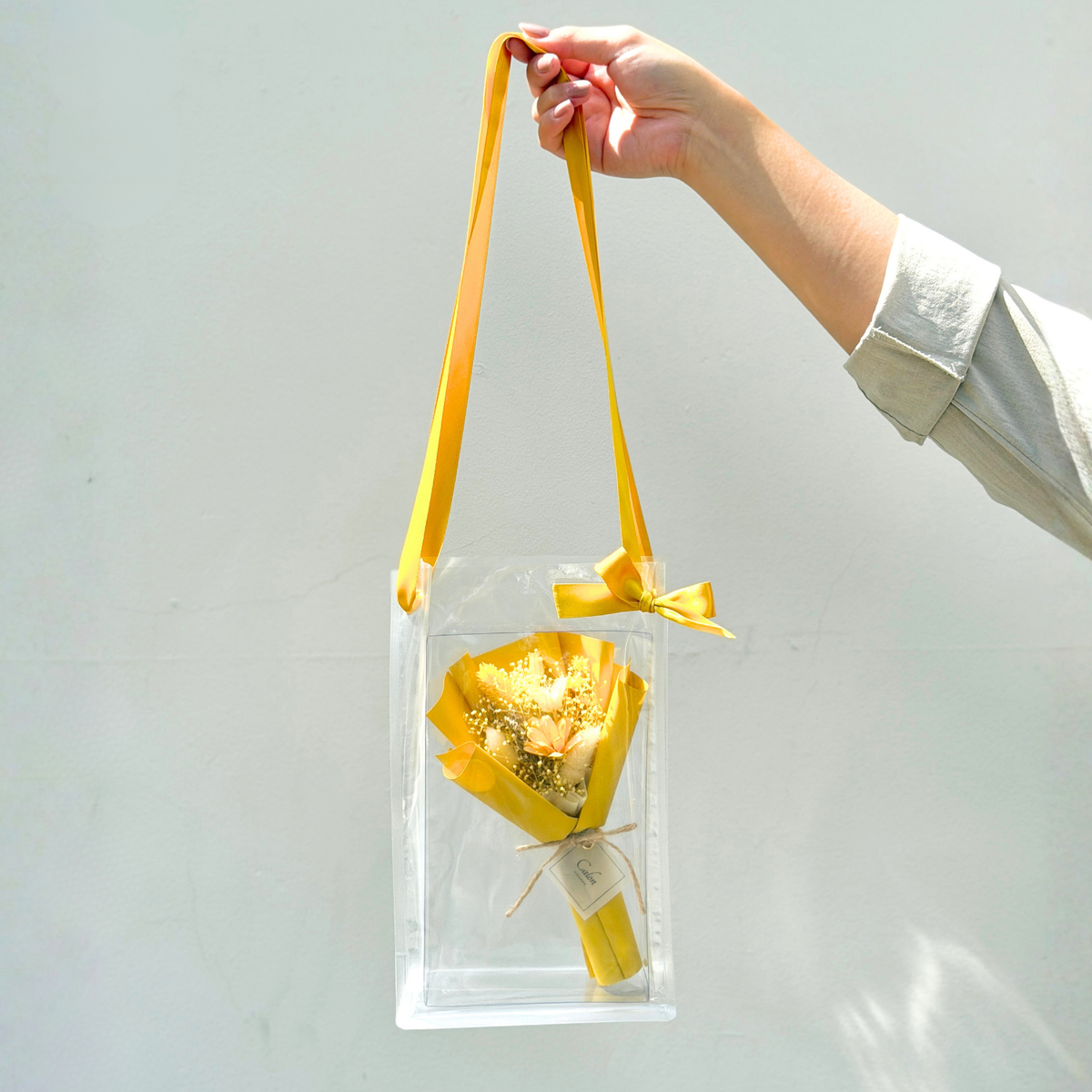 ミニ花束バッグ イエロー SS-14≪限定1点≫