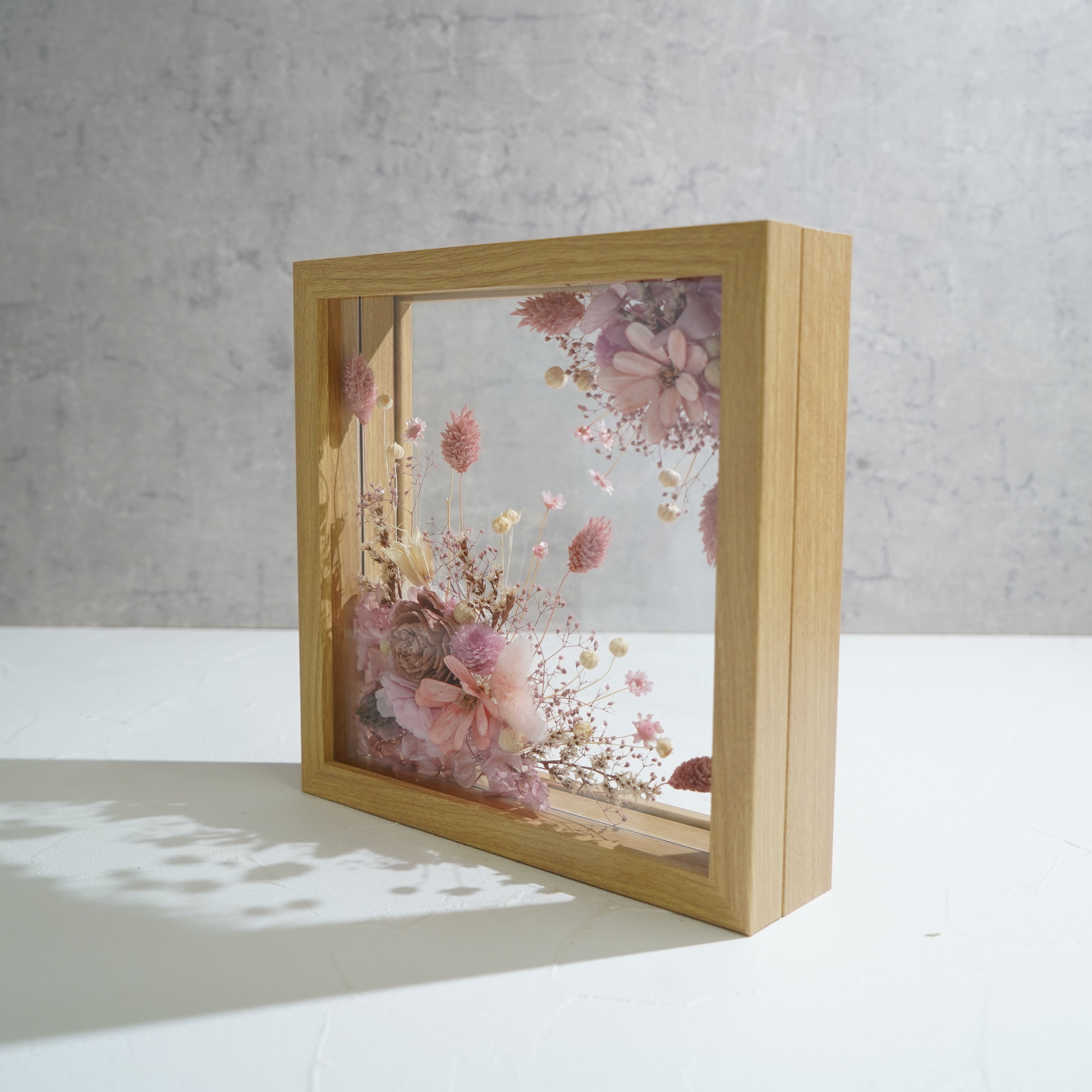 【ピンク】フレームフラワー Lサイズ アートタイプ FL-49≪限定1点≫