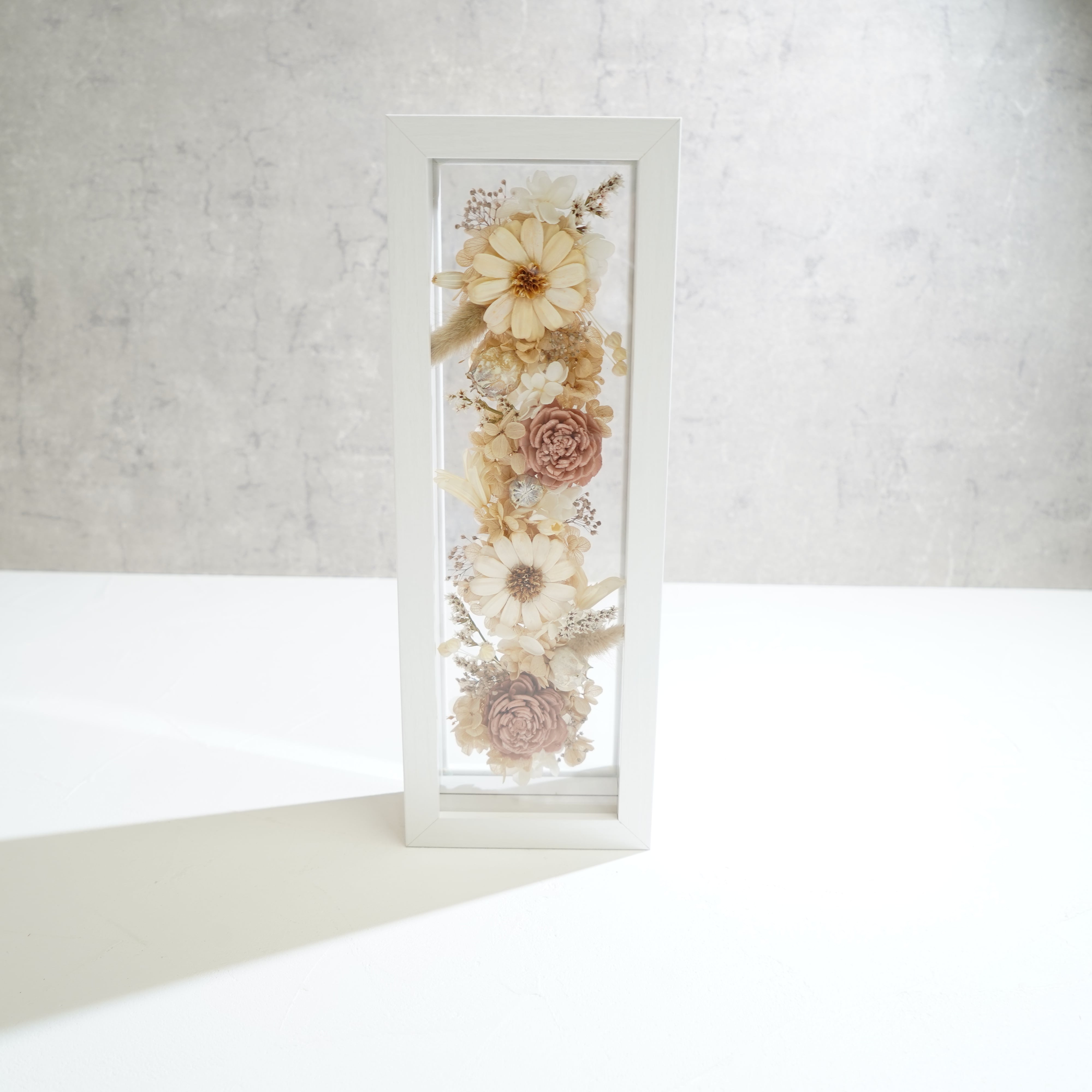 【ナチュラル】フレームフラワー 長方形 花畑タイプ FR-21≪限定1点≫