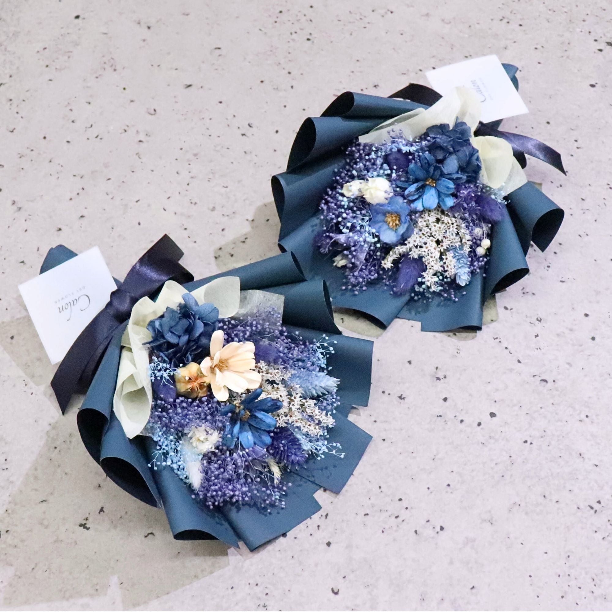 #おまかせ花束S_ディープブルー系