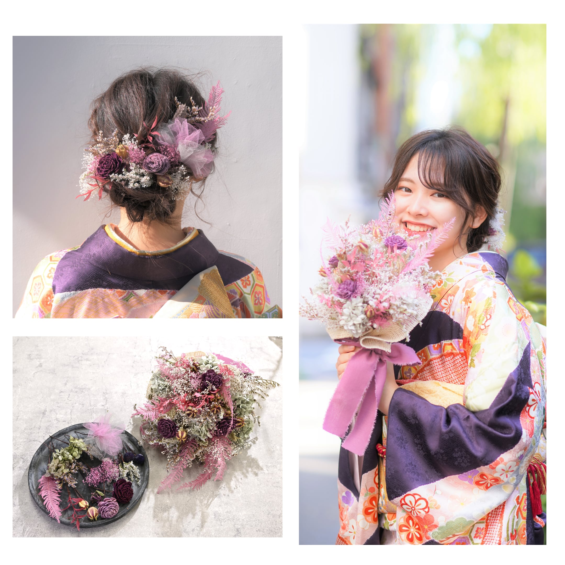 【オーダーメイド】髪飾り&アニバーサリーブーケ