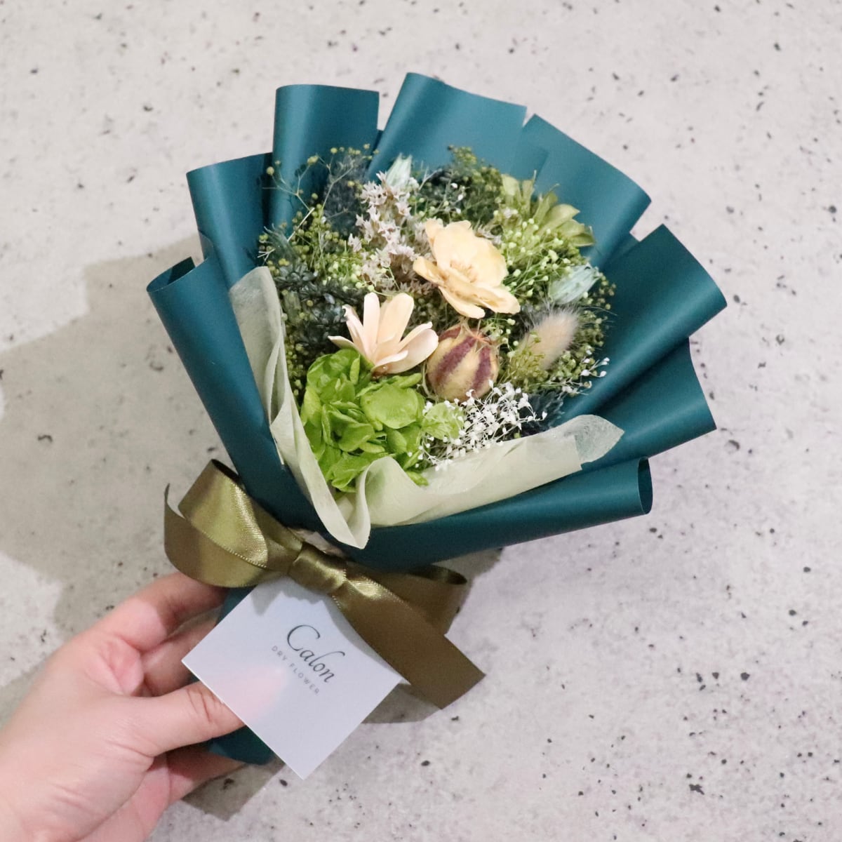 #おまかせ花束S_グリーン系