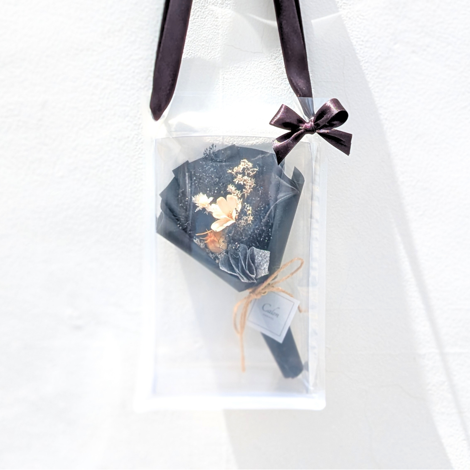 ミニ花束バッグ ブラック SS-7≪限定1点≫