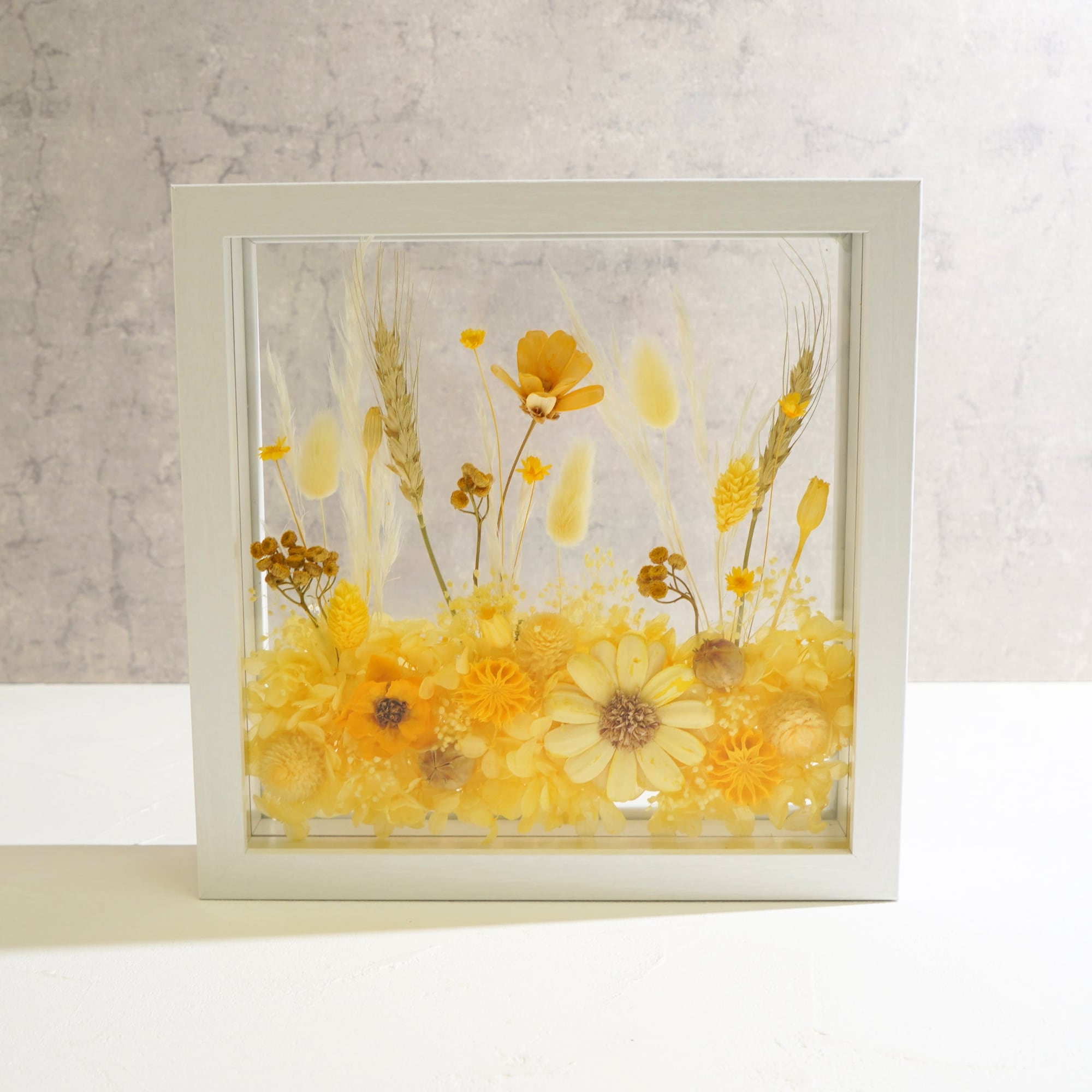 【イエロー】フレームフラワー Lサイズ ガーデンタイプ FL-37≪限定1点≫