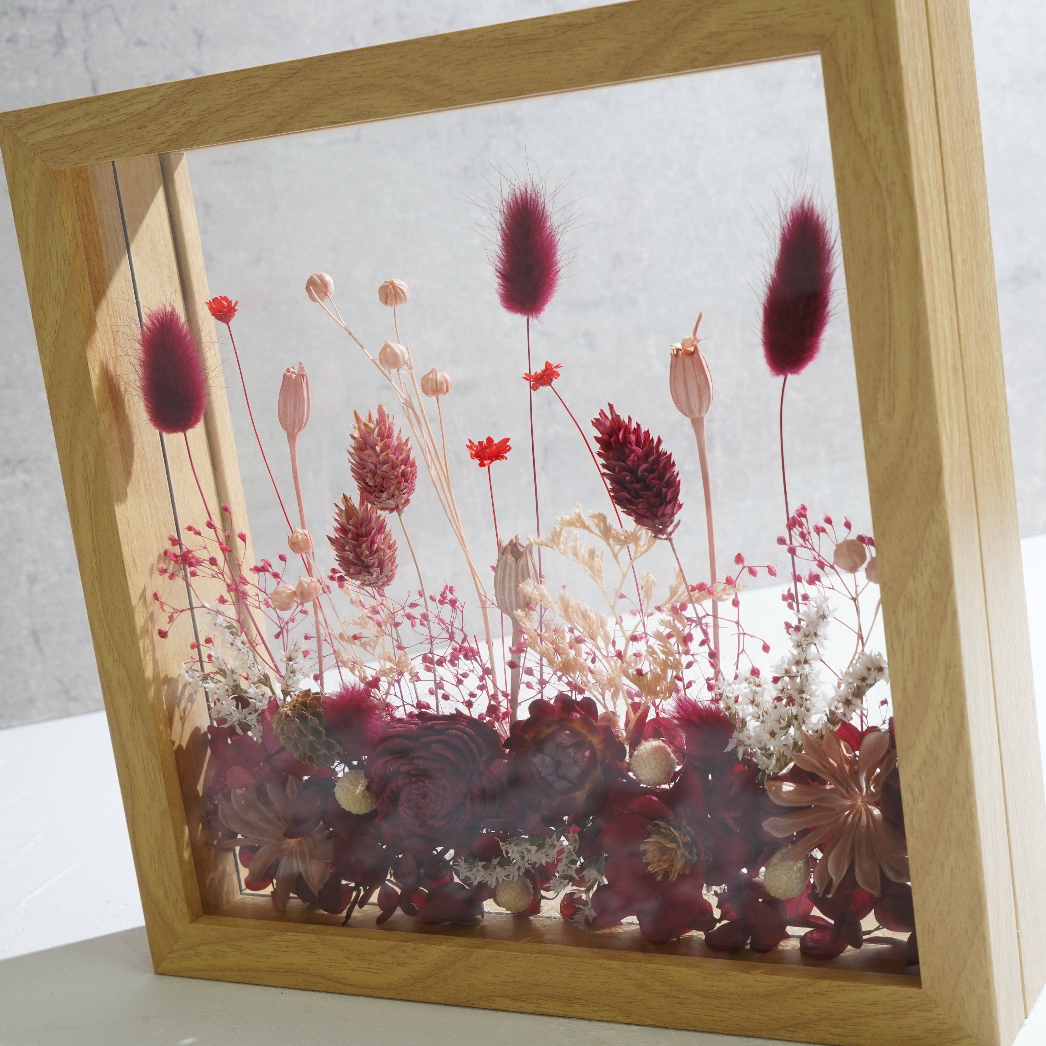 【レッド】フレームフラワー Lサイズ ガーデンタイプ FL-41≪限定1点≫