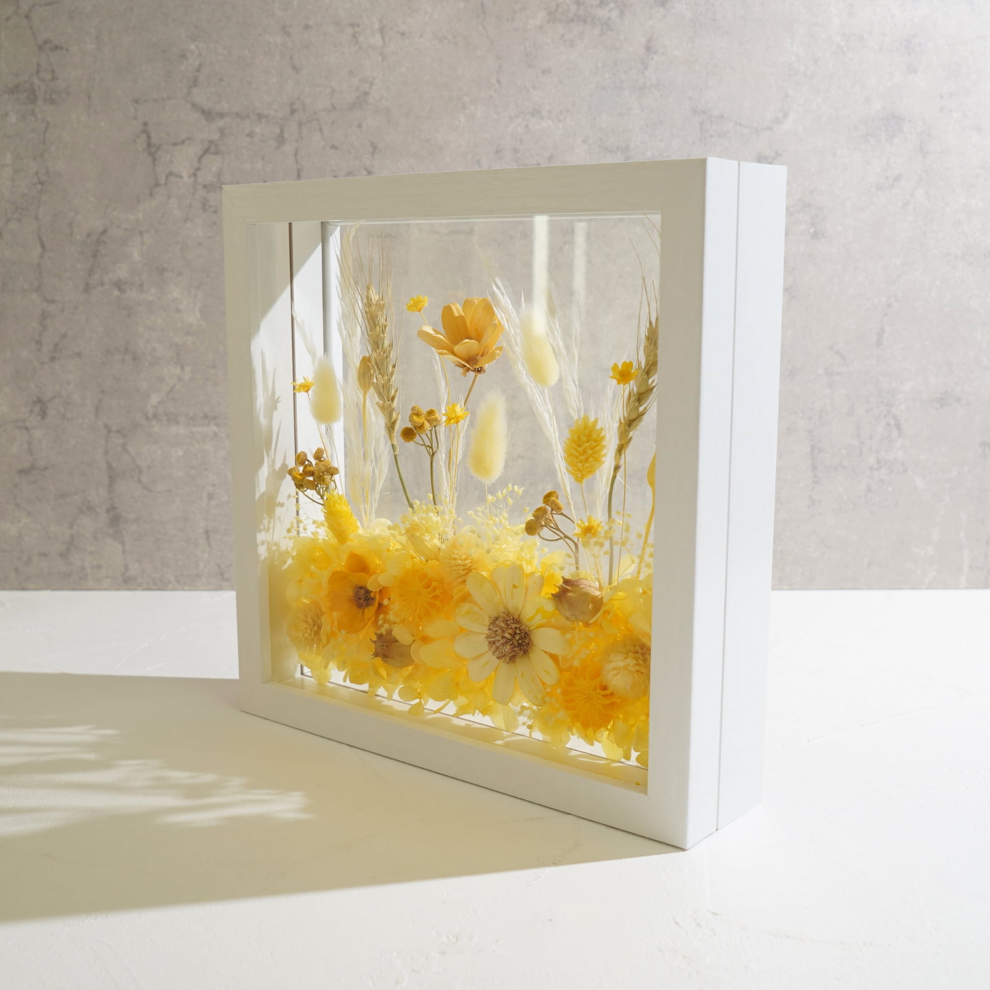 【イエロー】フレームフラワー Lサイズ ガーデンタイプ FL-37≪限定1点≫