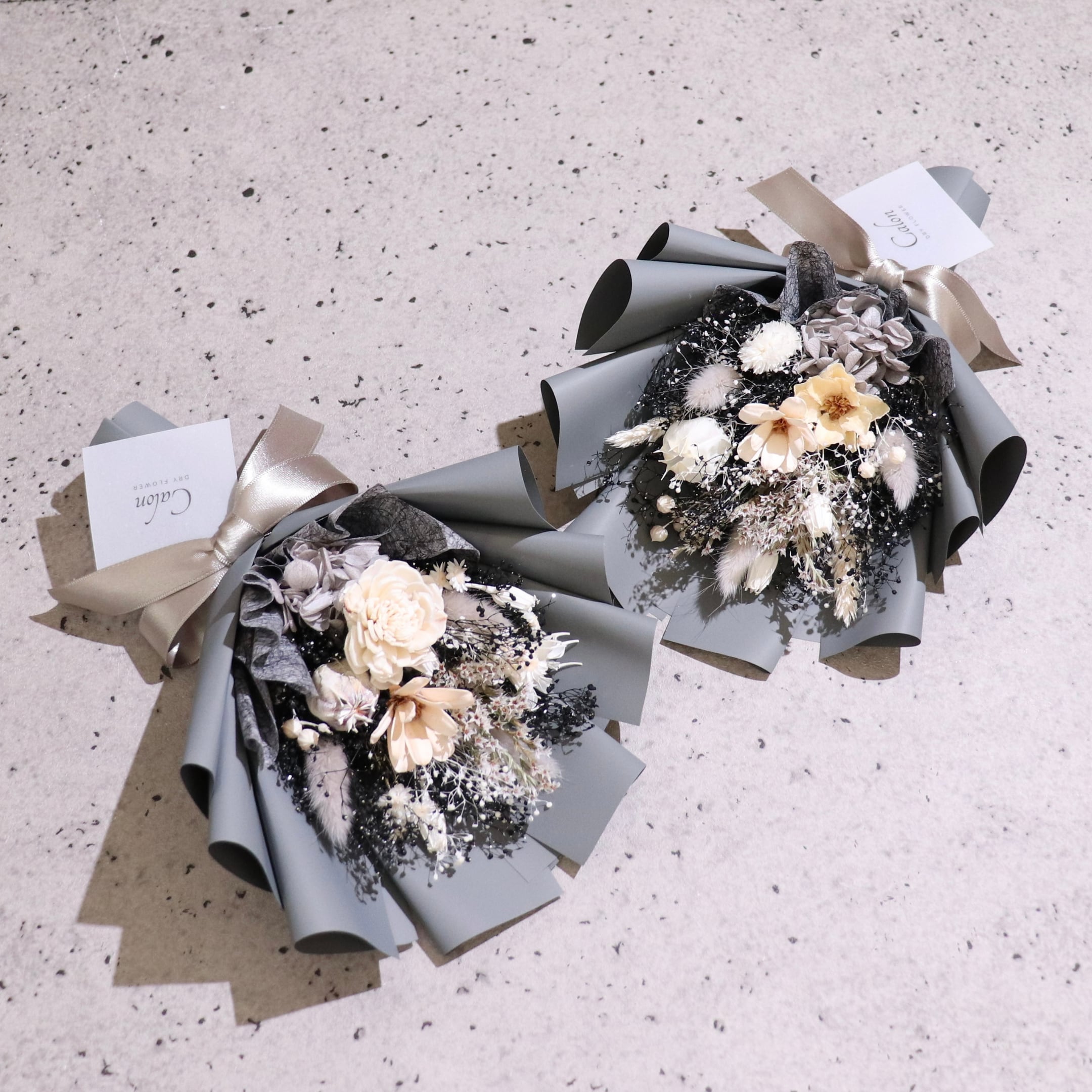 #おまかせ花束S_グレー系