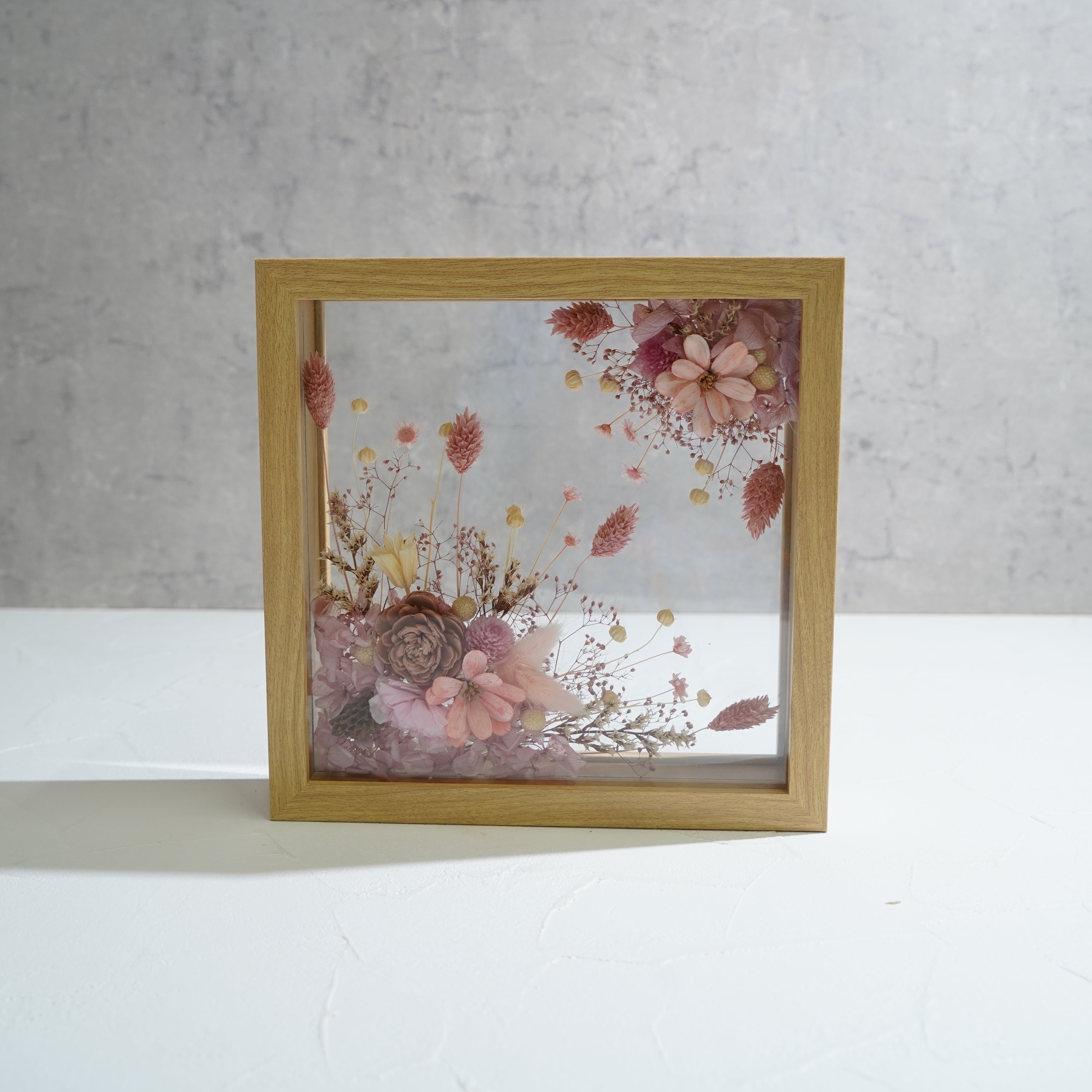 【ピンク】フレームフラワー Lサイズ アートタイプ FL-49≪限定1点≫