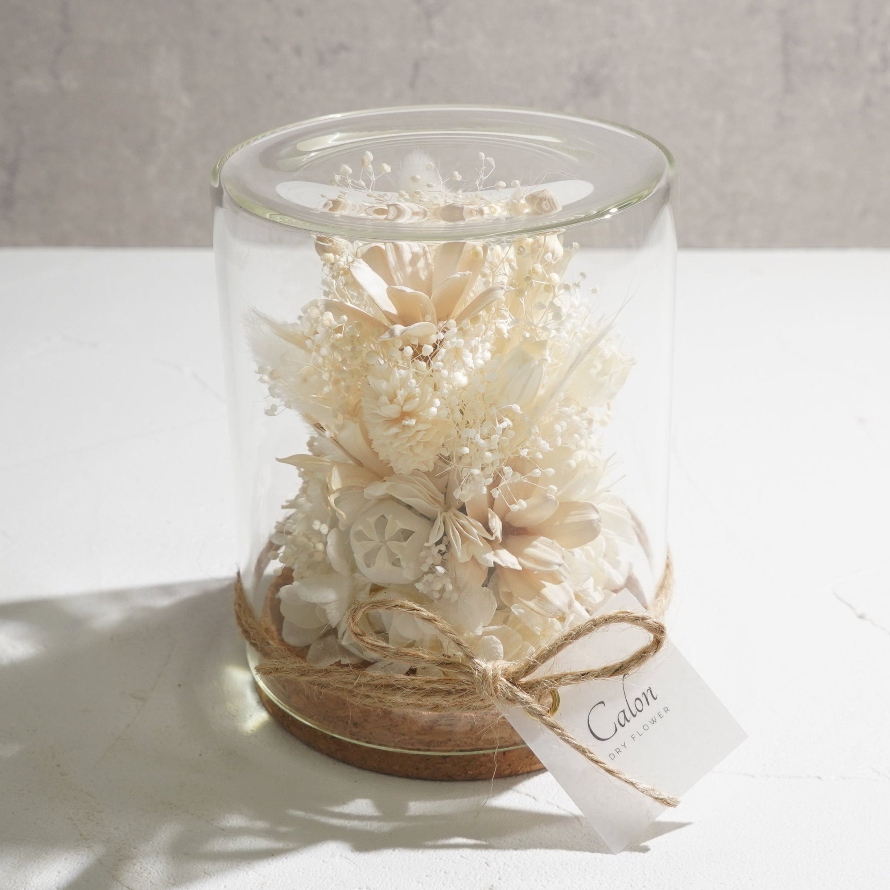 【ホワイト】ボトルフラワー Mサイズ BM-42≪限定1点≫