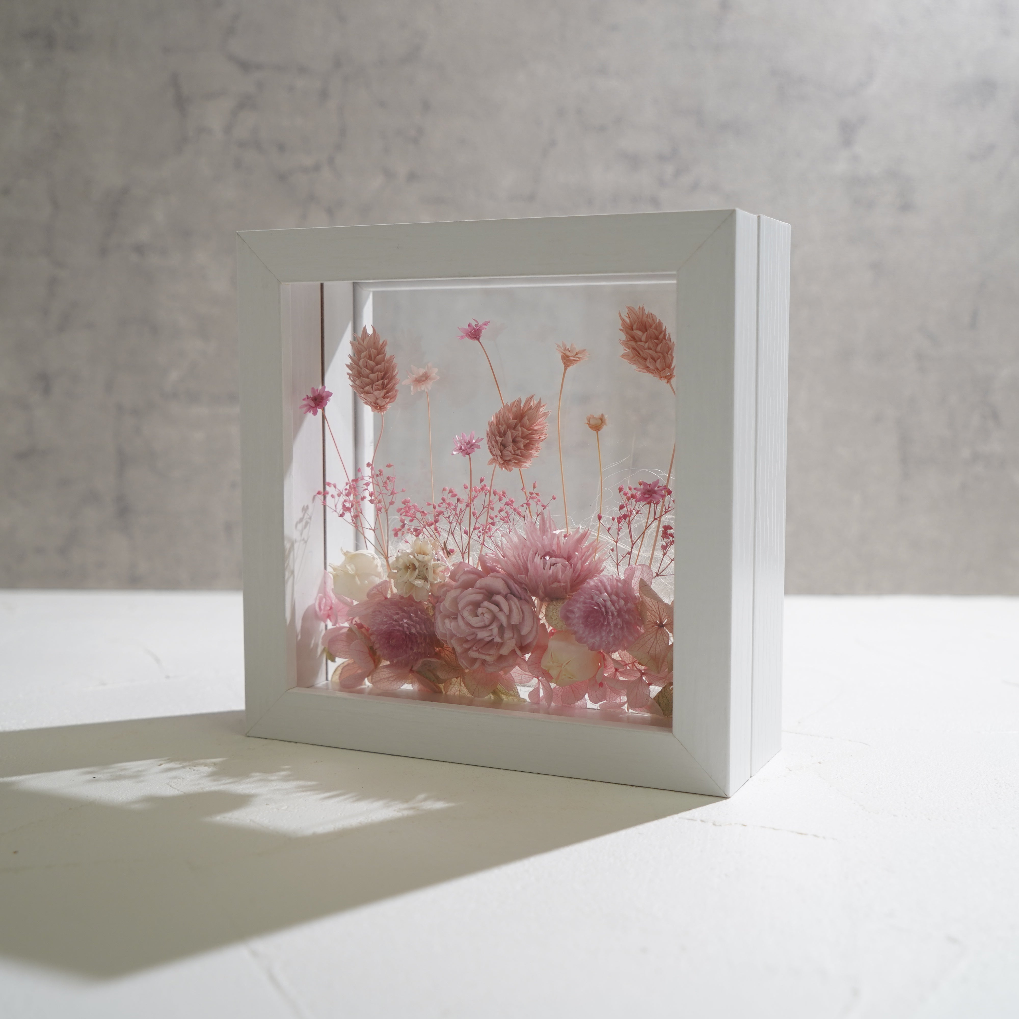 【ピンク】フレームフラワー Mサイズ ガーデンタイプ FM-58≪限定1点≫