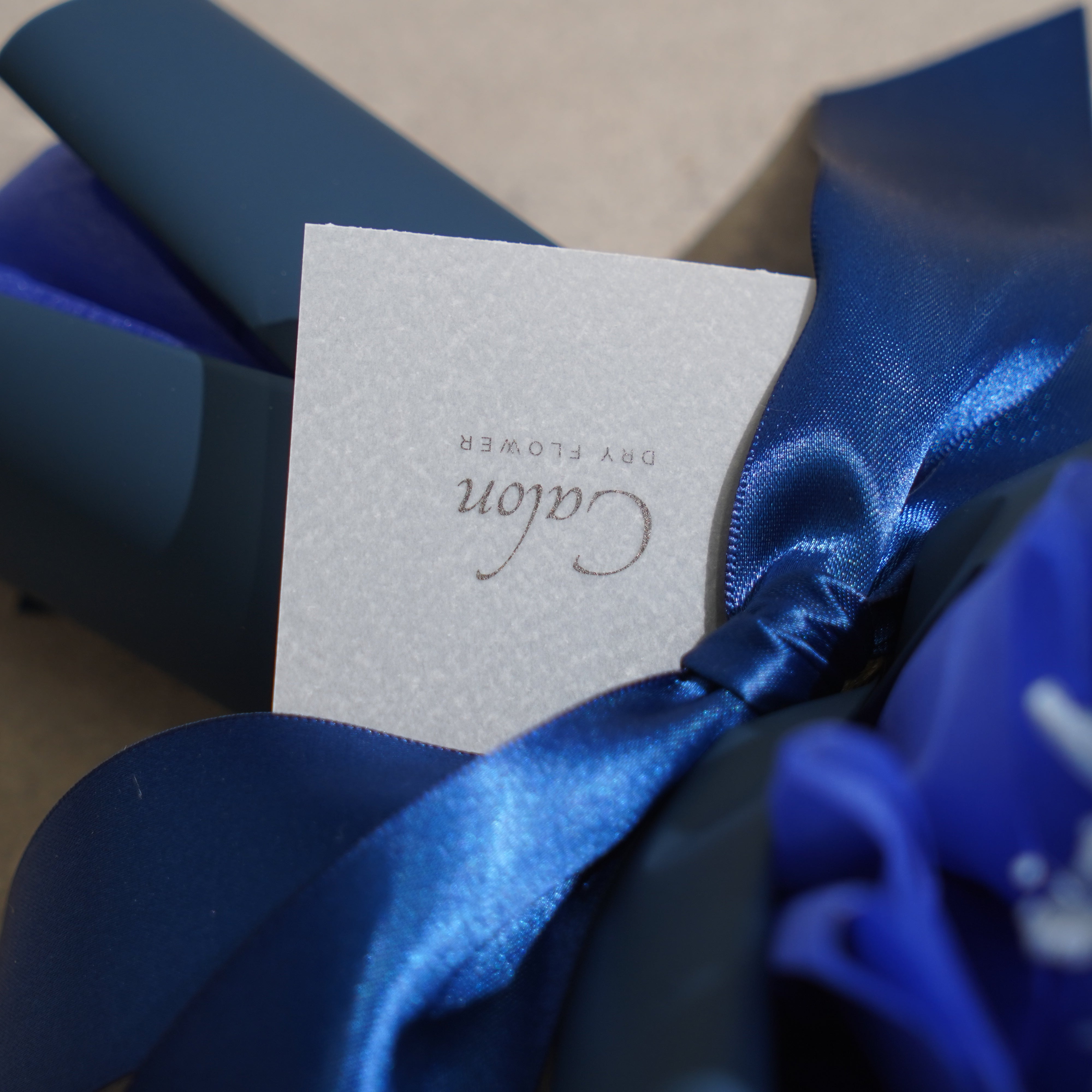 ドライフラワーの花束 Mサイズ ブルー M-640≪限定1点≫