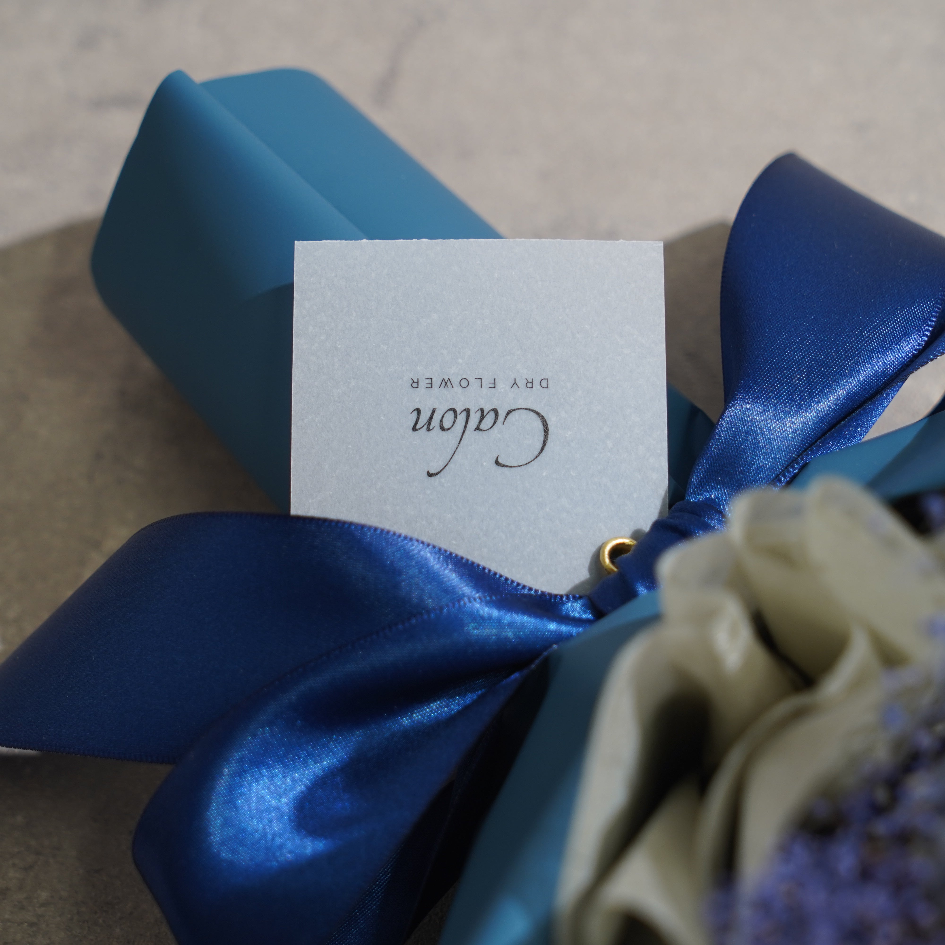 ドライフラワーの花束 Mサイズ ブルー M-641≪限定1点≫