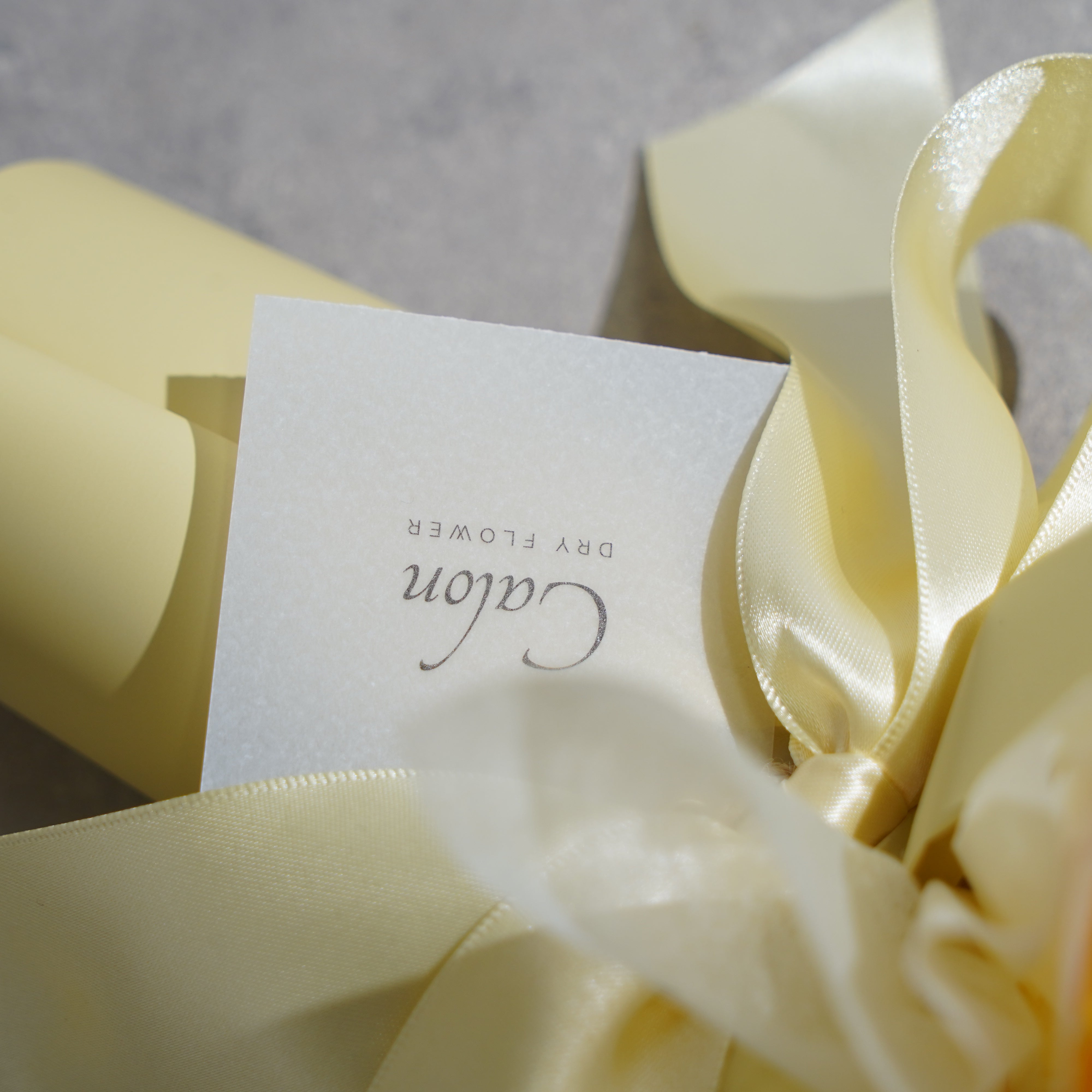 ドライフラワーの花束 Mサイズ イエロー M-644≪限定1点≫