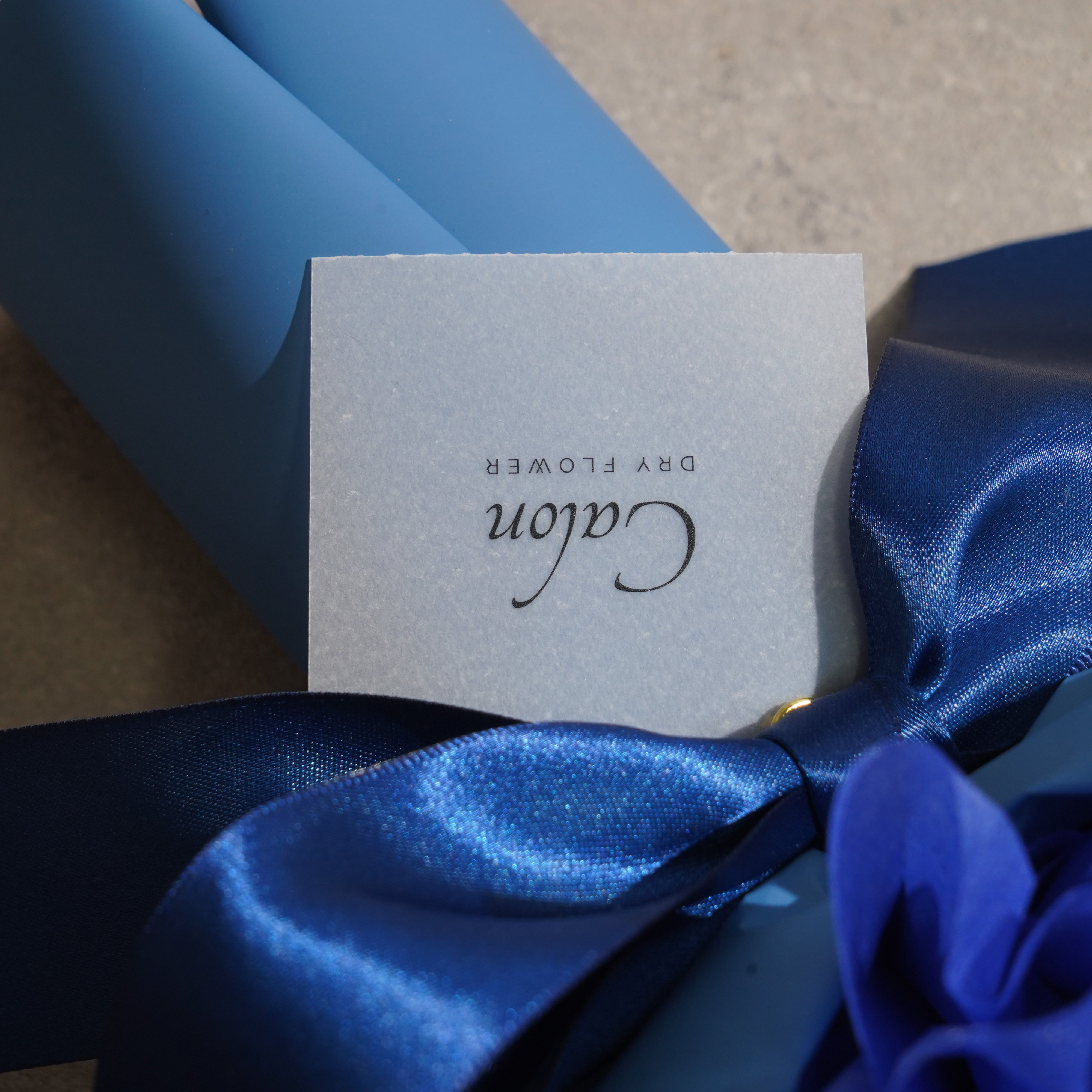 ドライフラワーの花束 Mサイズ ブルー M-768≪限定1点≫