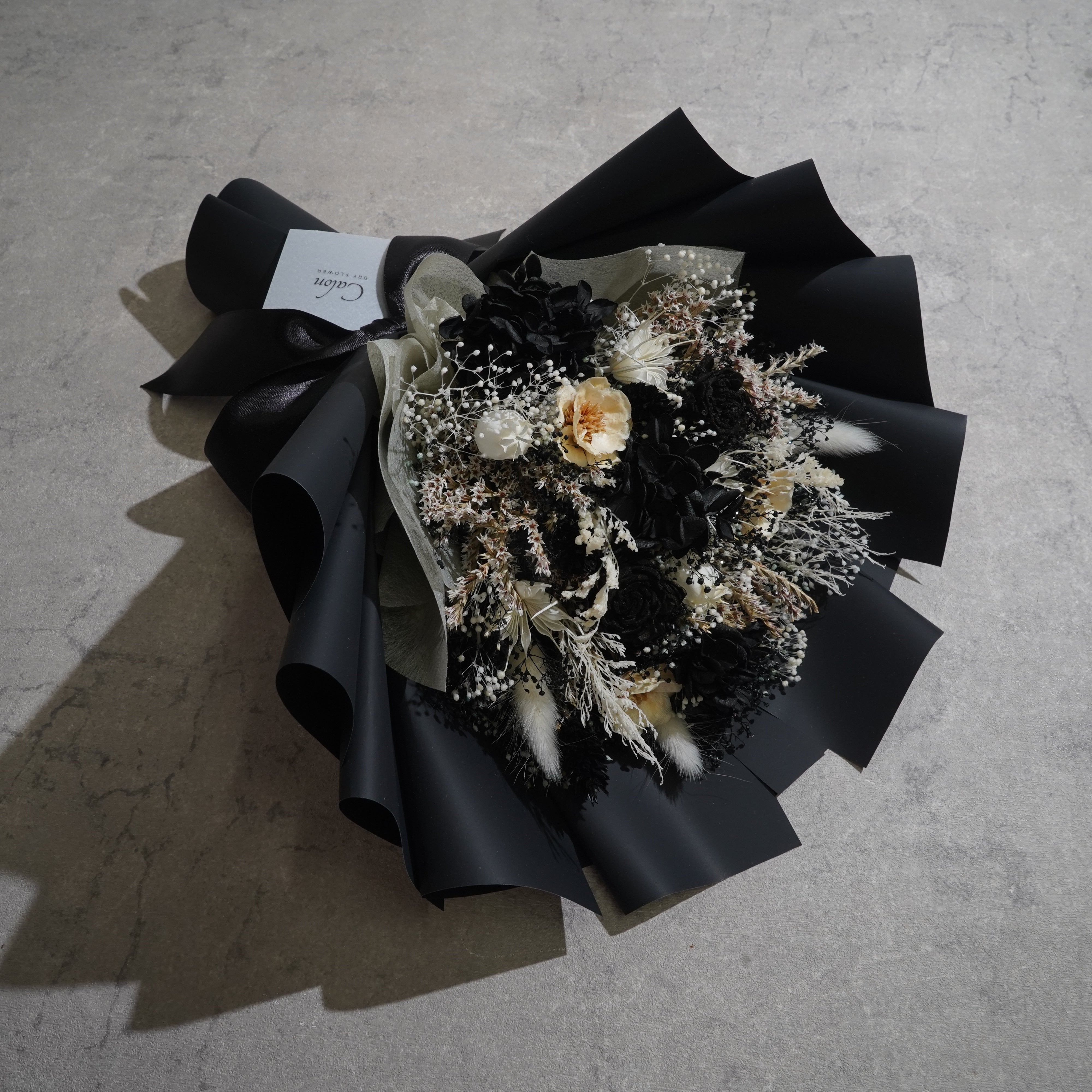 ドライフラワーの花束 Mサイズ ブラック M-769≪限定1点≫