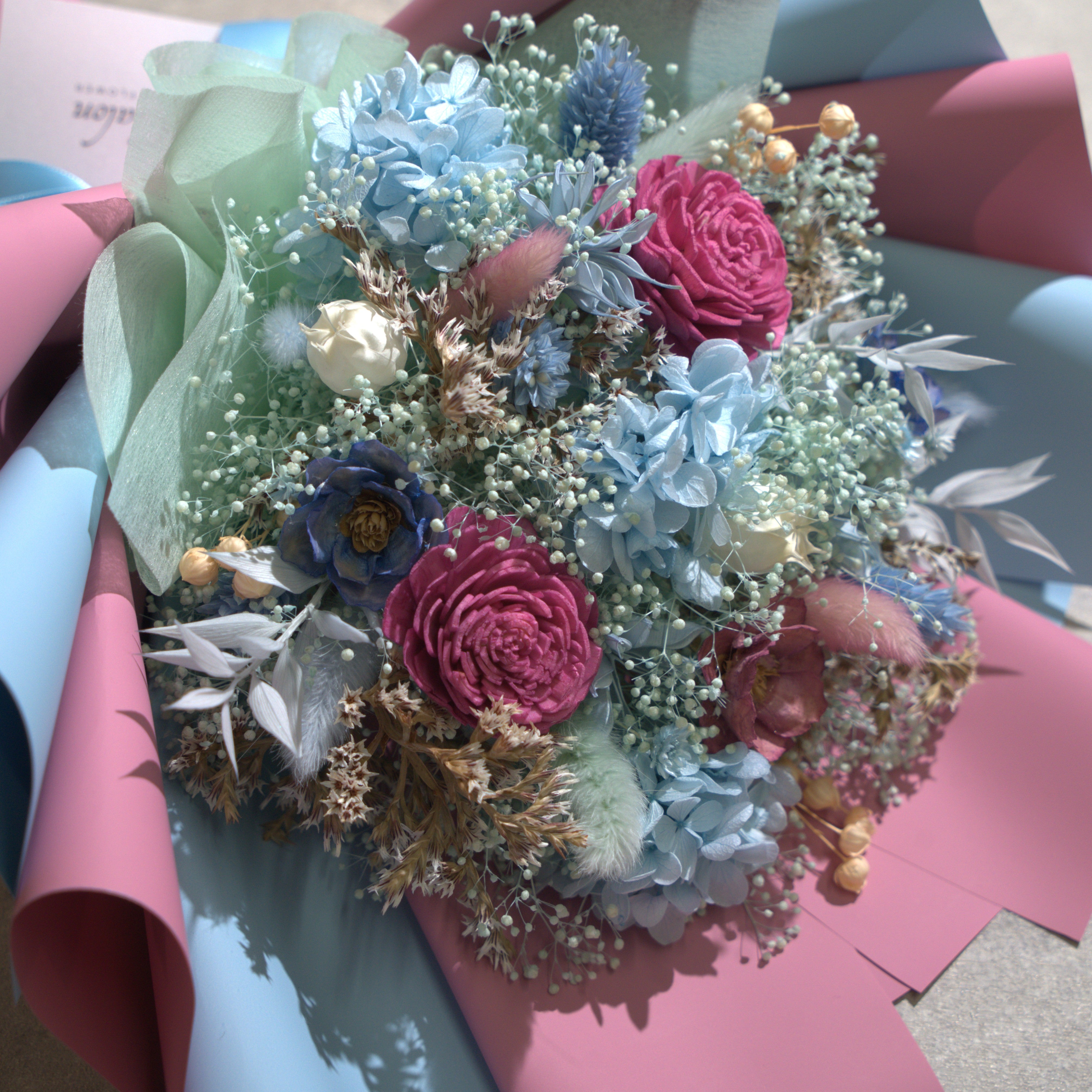 ドライフラワーの花束 Mサイズ ミックス M-857≪限定1点≫