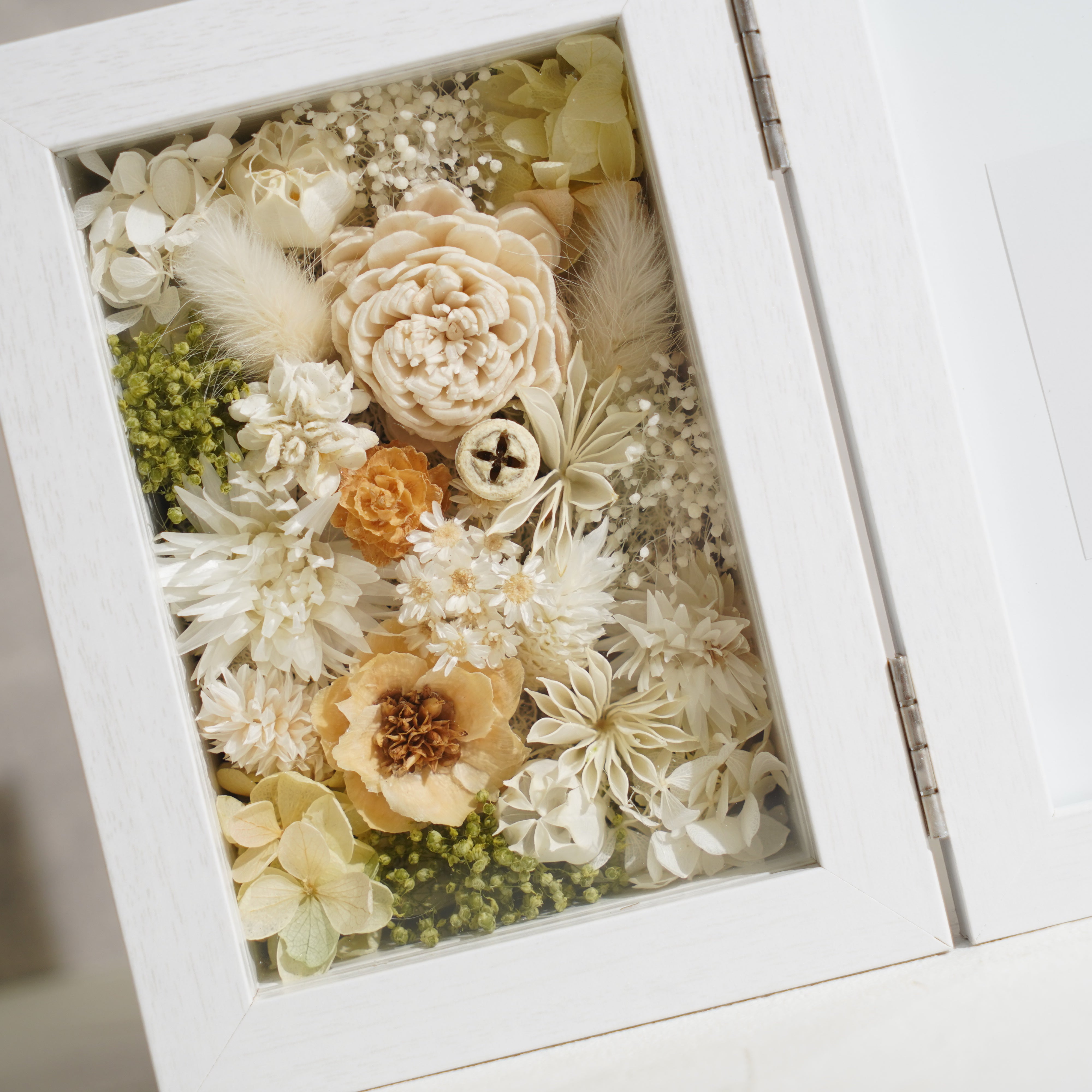 【ホワイト】フォトフレーム Sサイズ PH-278≪限定1点≫