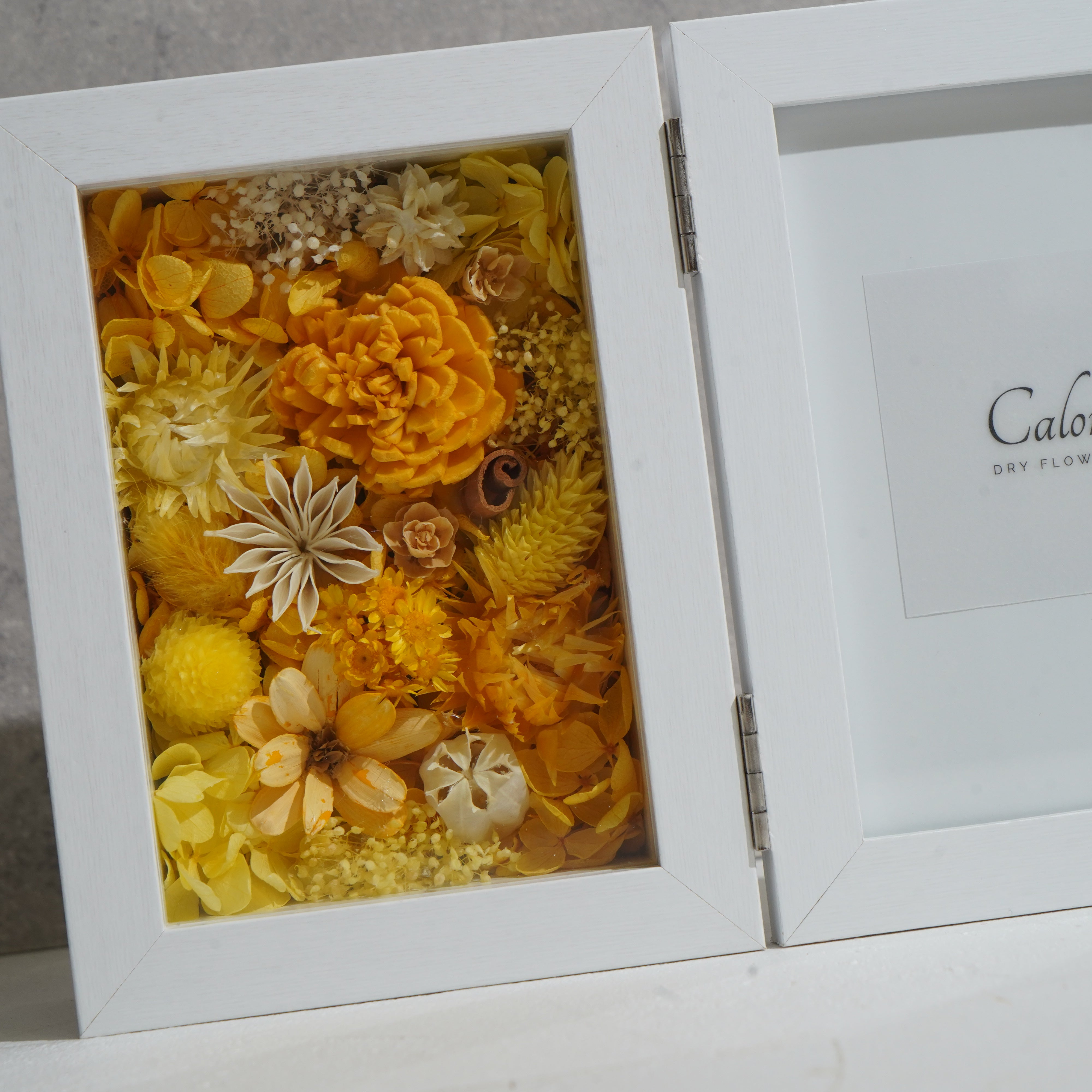 【イエロー】フォトフレーム Sサイズ PH-334≪限定1点≫
