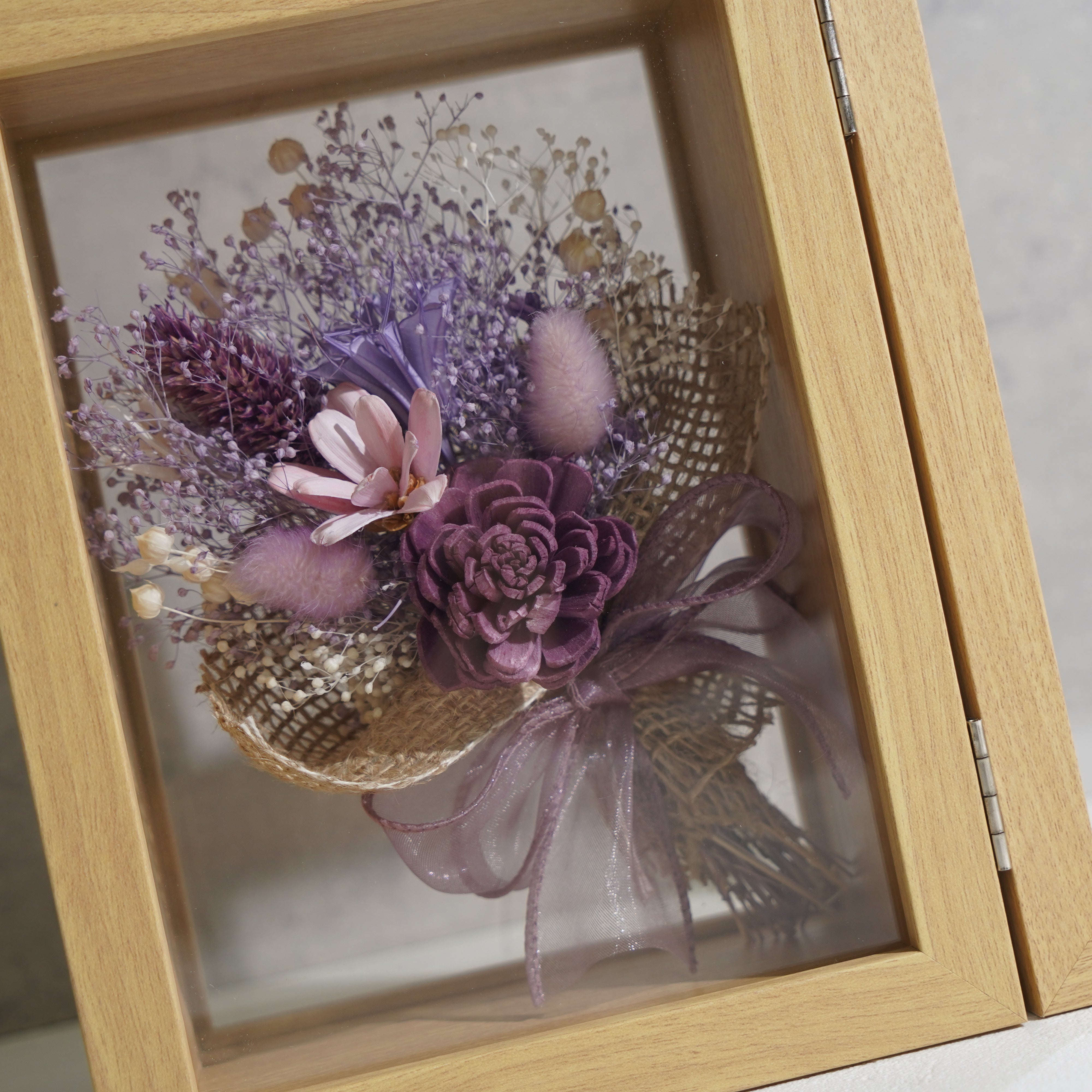 【パープル】フォトフレーム Mサイズ PHM-75≪限定1点≫