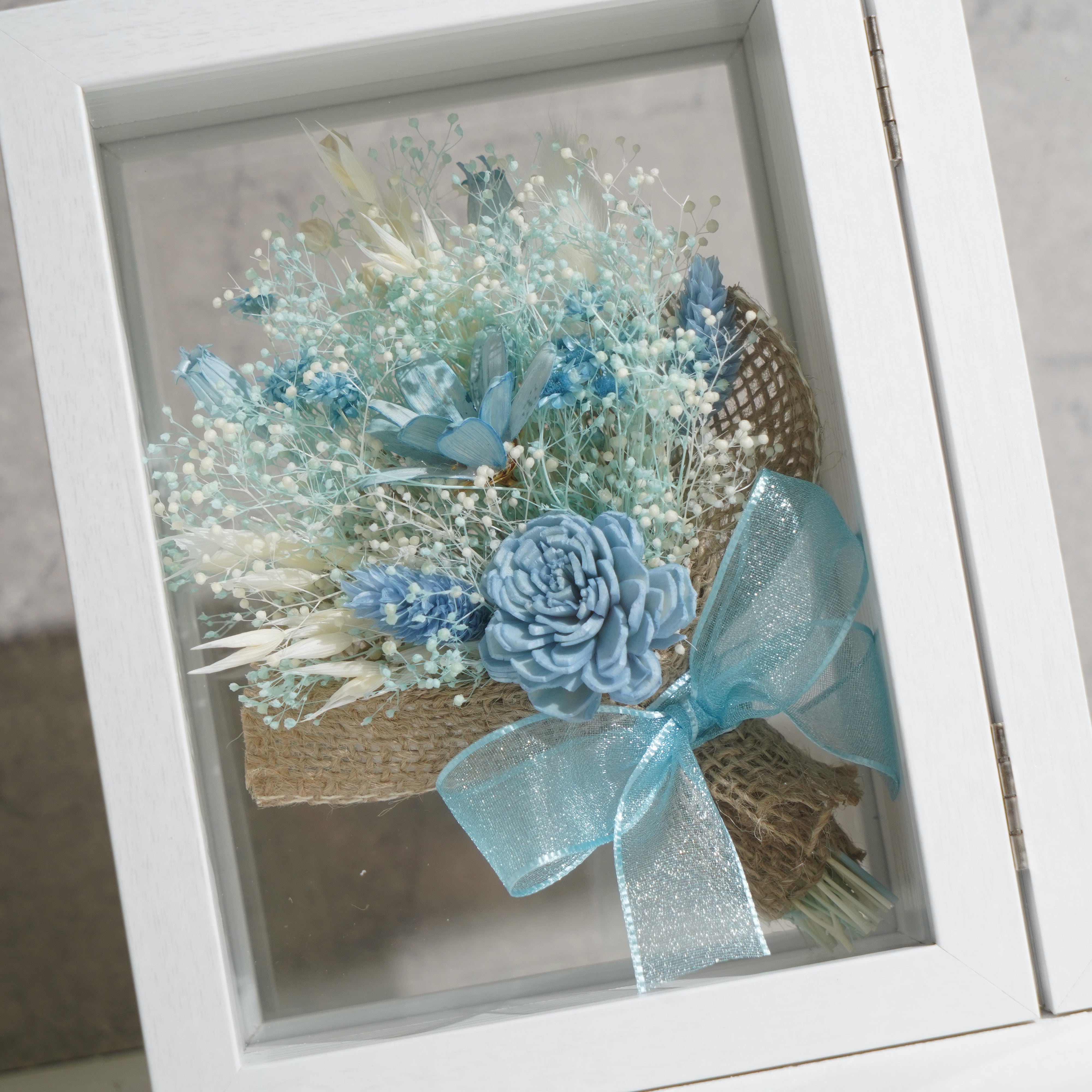 【ライトブルー】フォトフレーム Mサイズ PHM-81≪限定1点≫