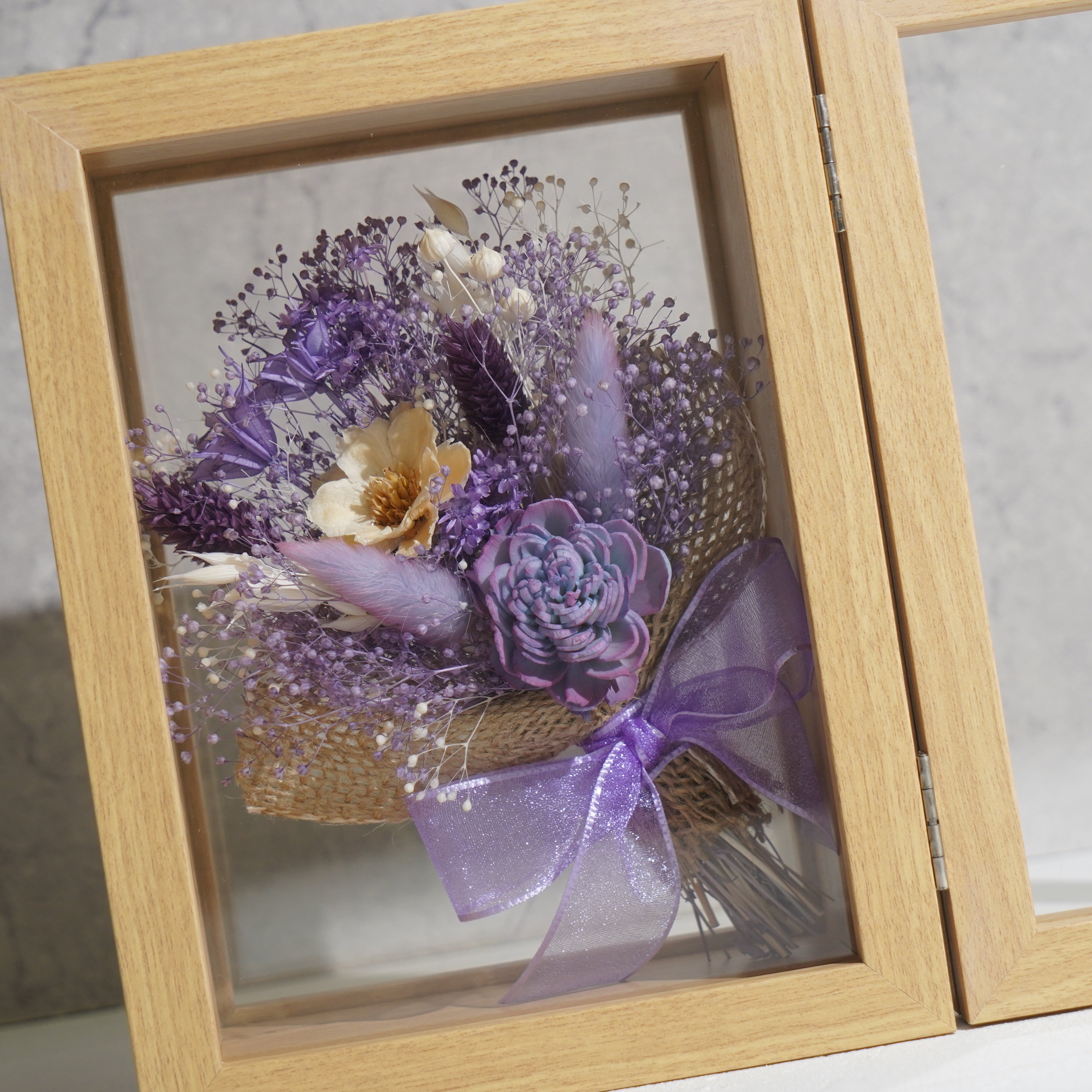 【パープル】フォトフレーム Mサイズ PHM-82≪限定1点≫