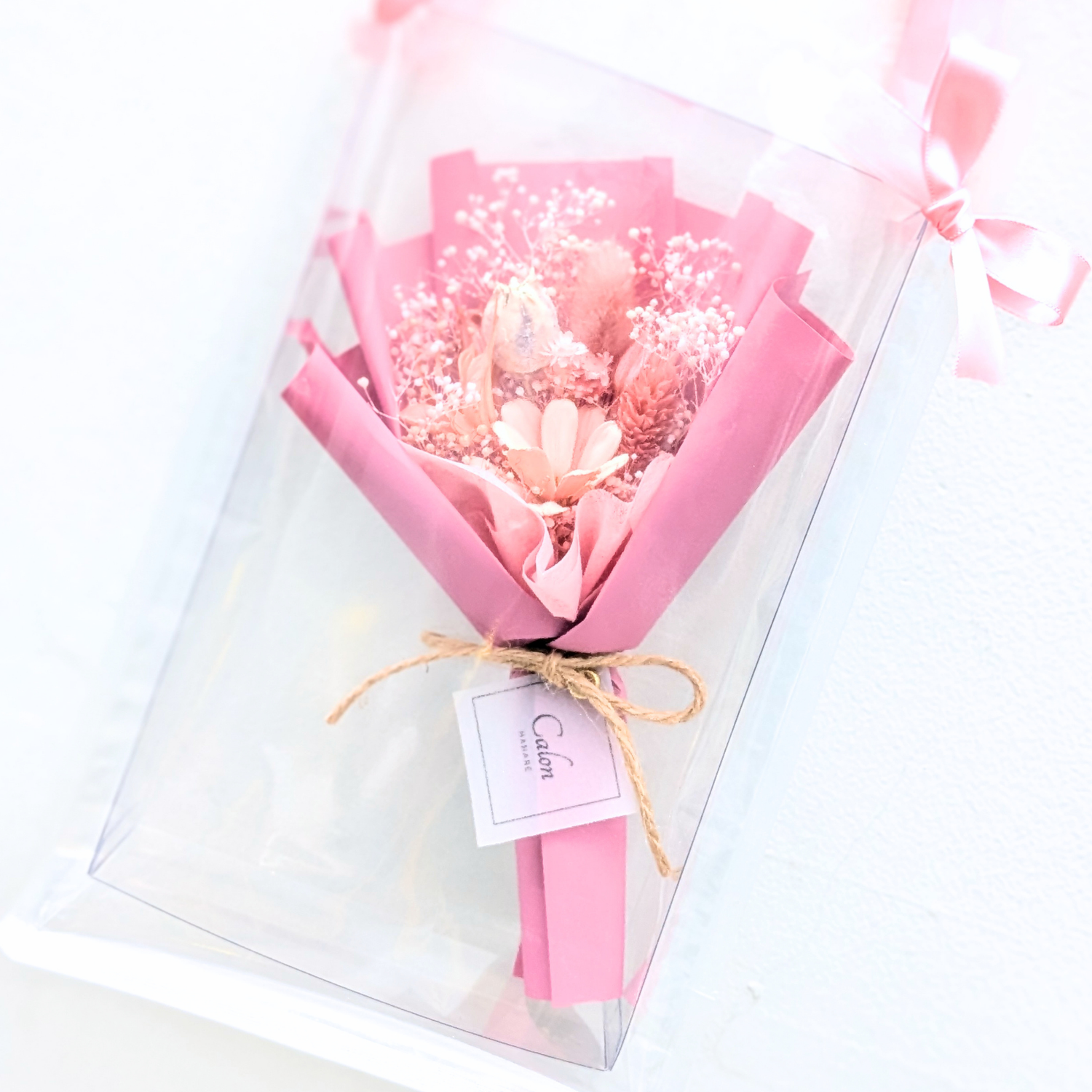 ミニ花束バッグ ピンク SS-1≪限定1点≫