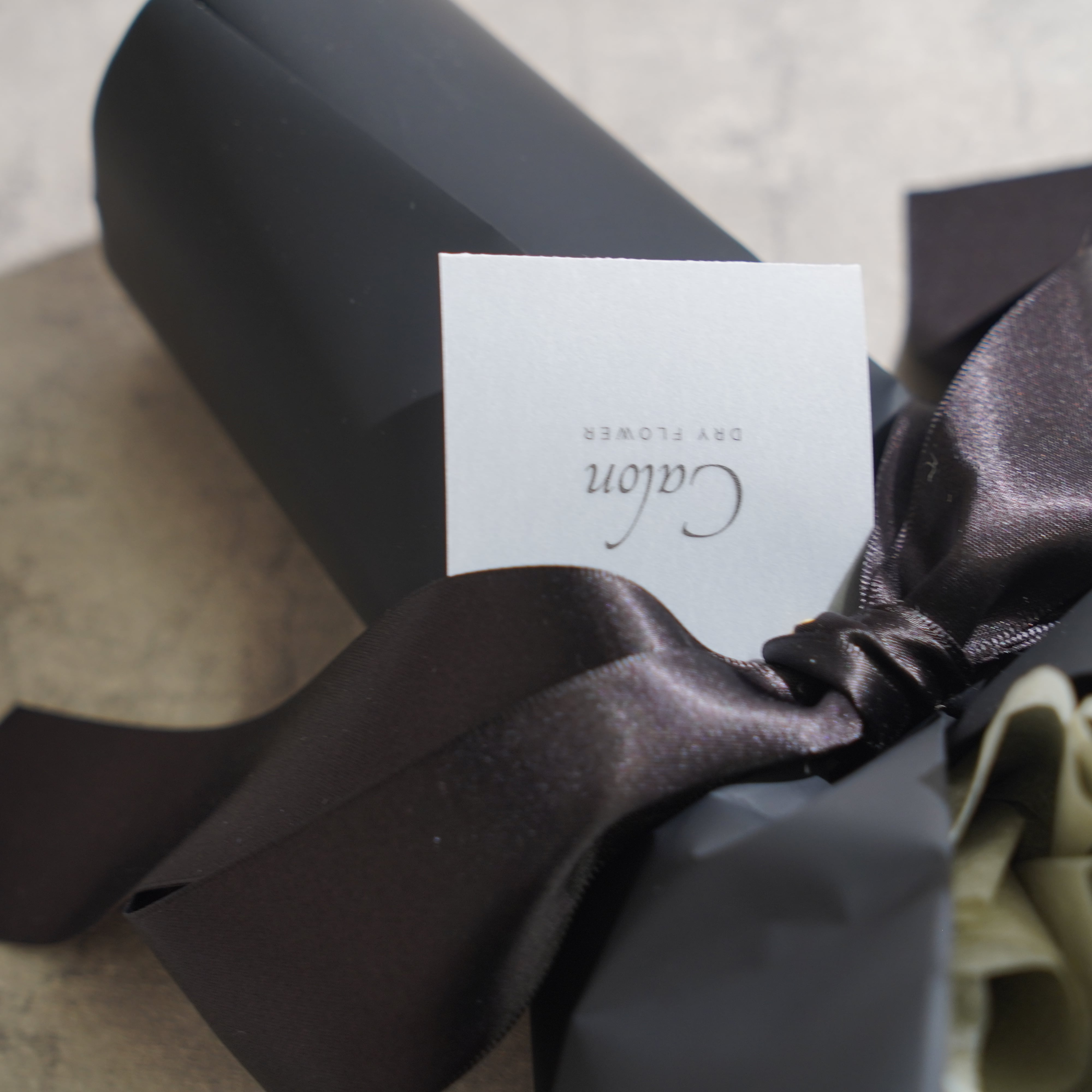 ドライフラワーの花束 Lサイズ ブラック L-114≪限定1点≫