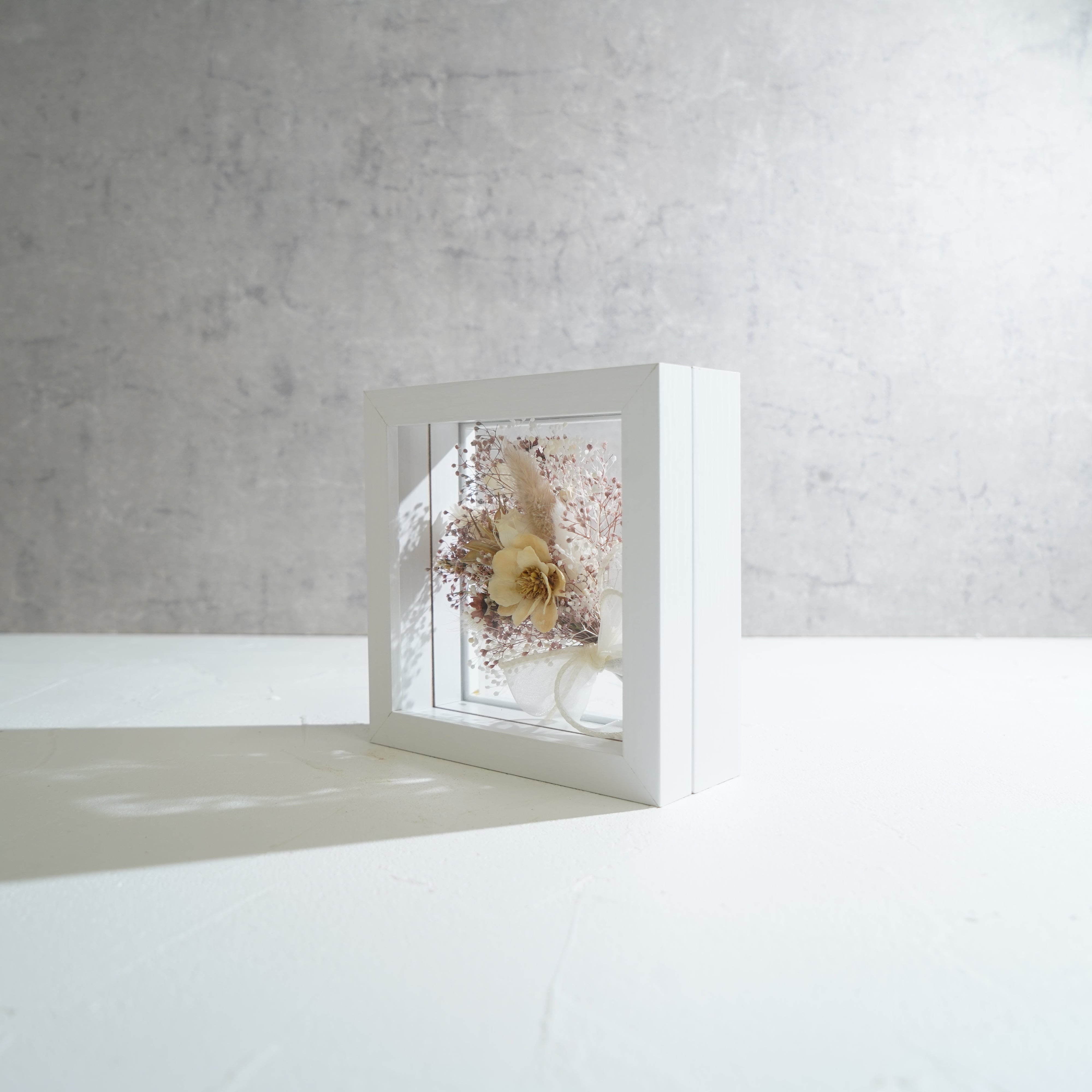 【ナチュラル】フレームフラワー Mサイズ 花束タイプ FM-46≪限定1点≫