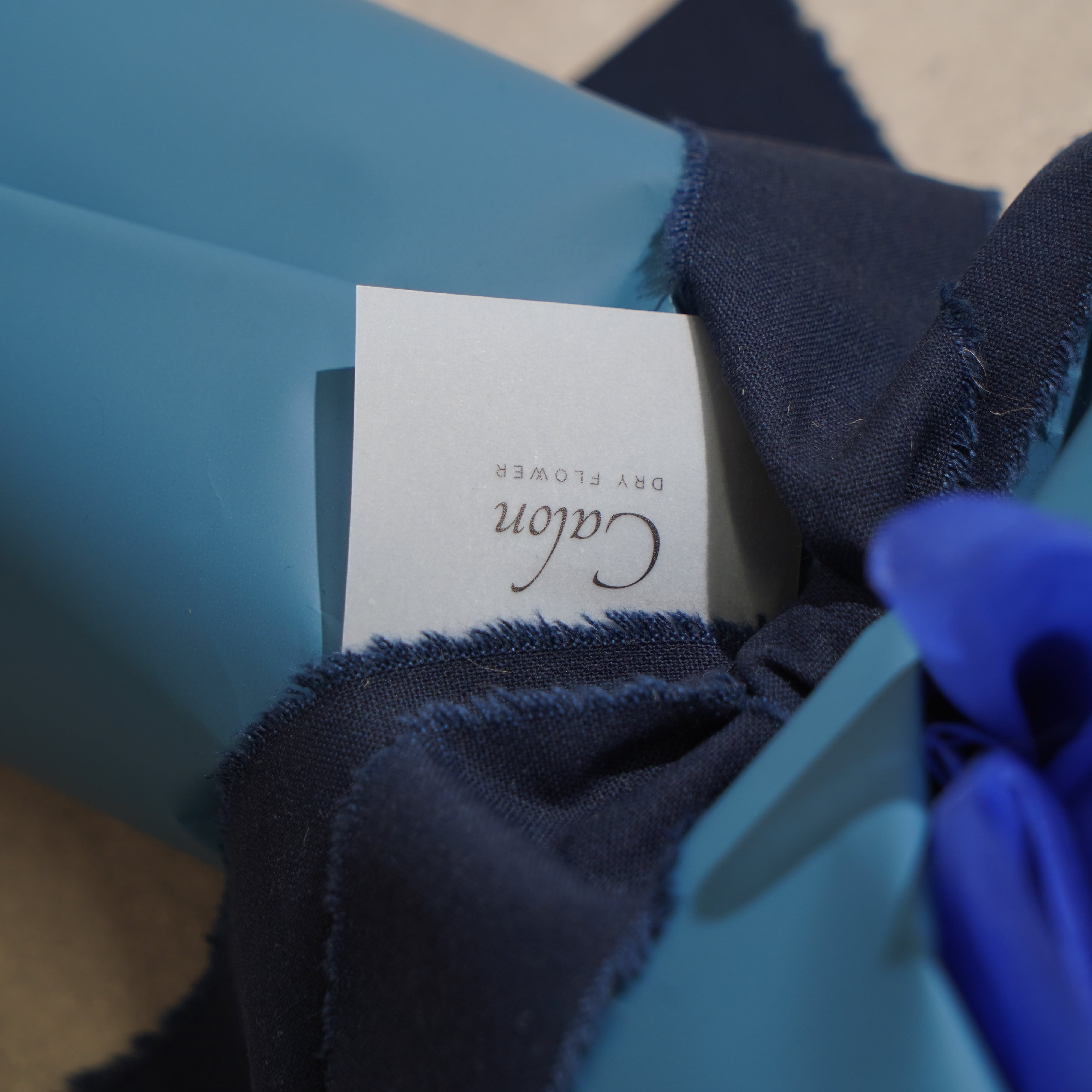 ドライフラワーの花束 LLサイズ ブルー LL-34≪限定1点≫