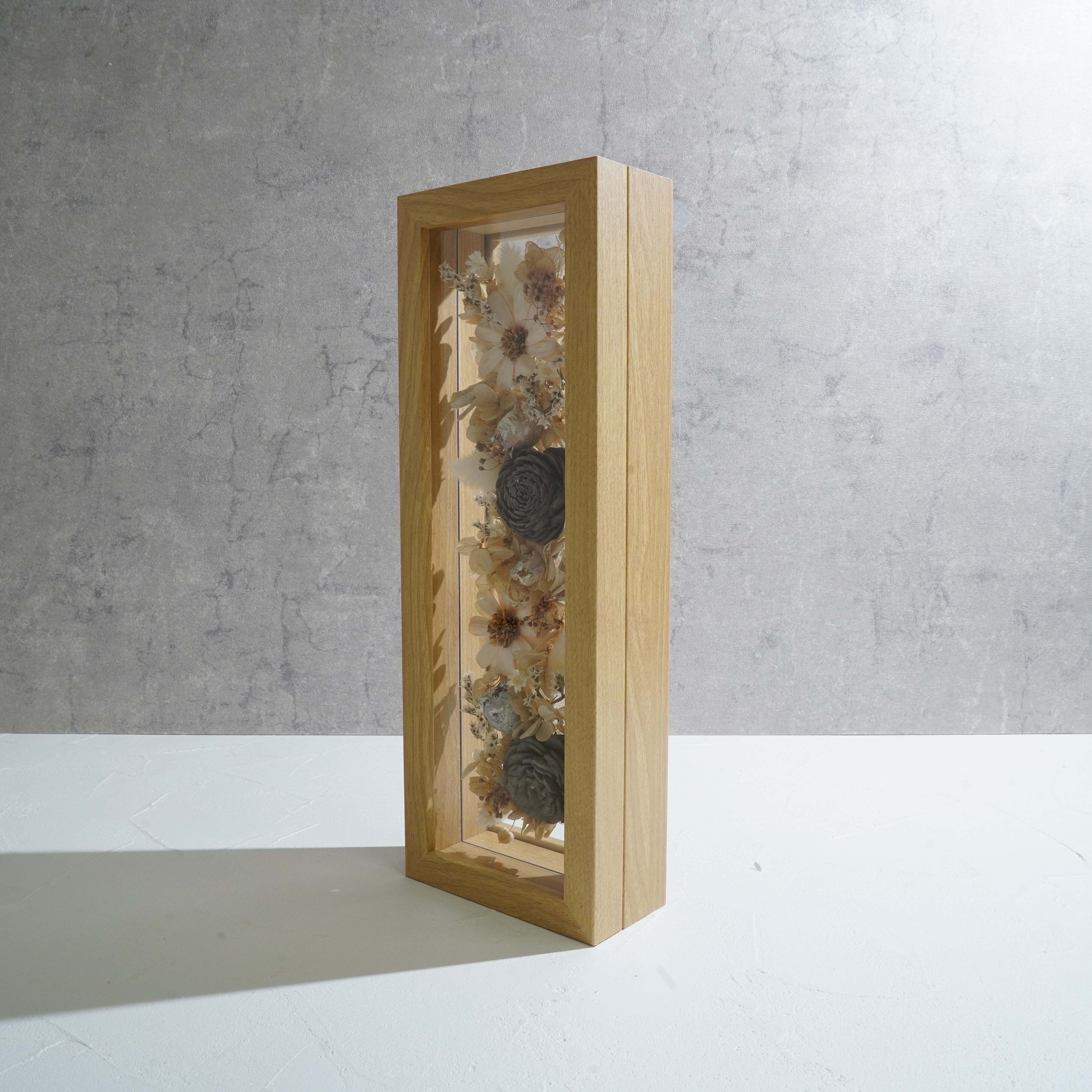 【ナチュラル】フレームフラワー 長方形 花畑タイプ FR-34≪限定1点≫