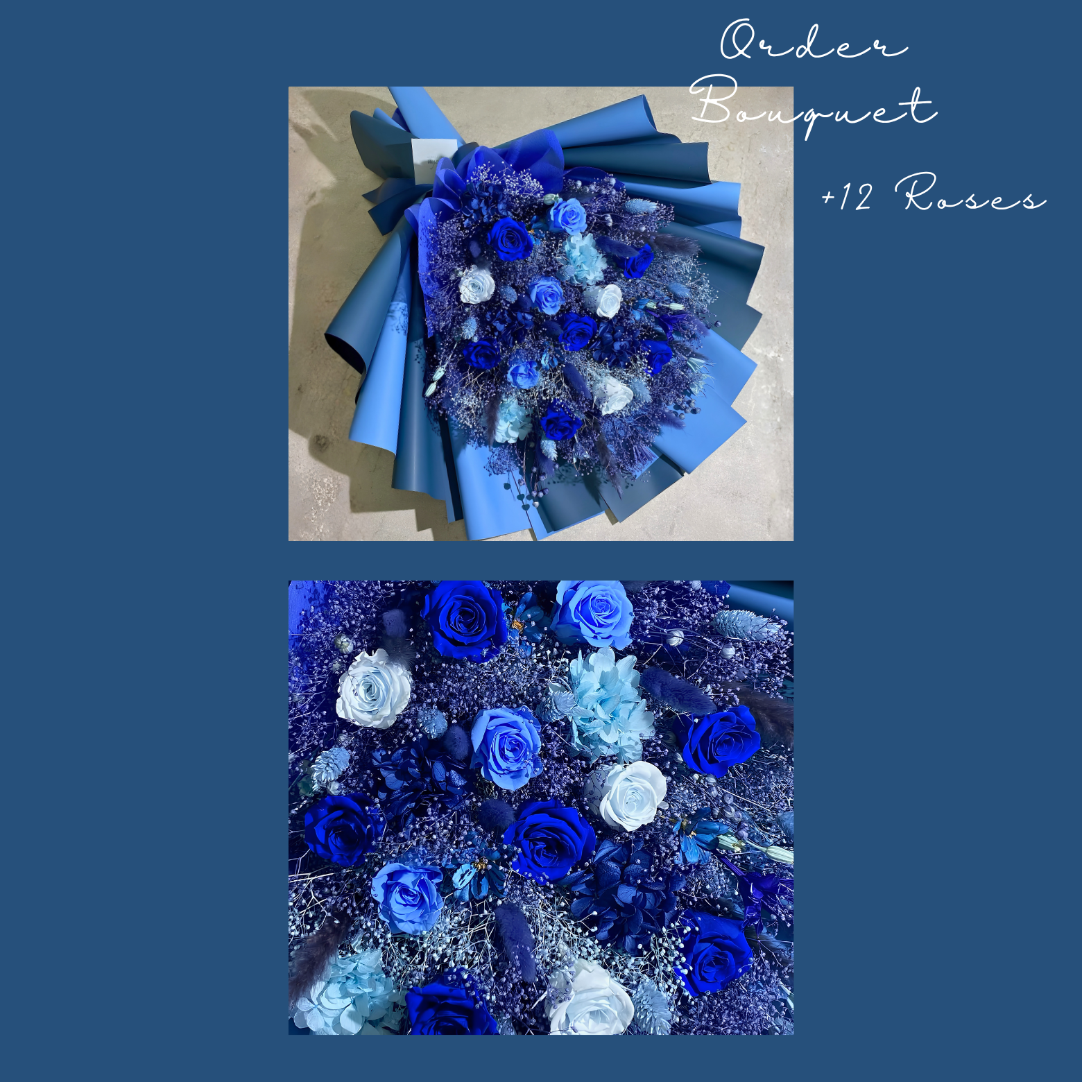オーダーメイドドライフラワー花束 LLサイズ | 記念日やお祝いにぴったりな世界にひとつの花束を