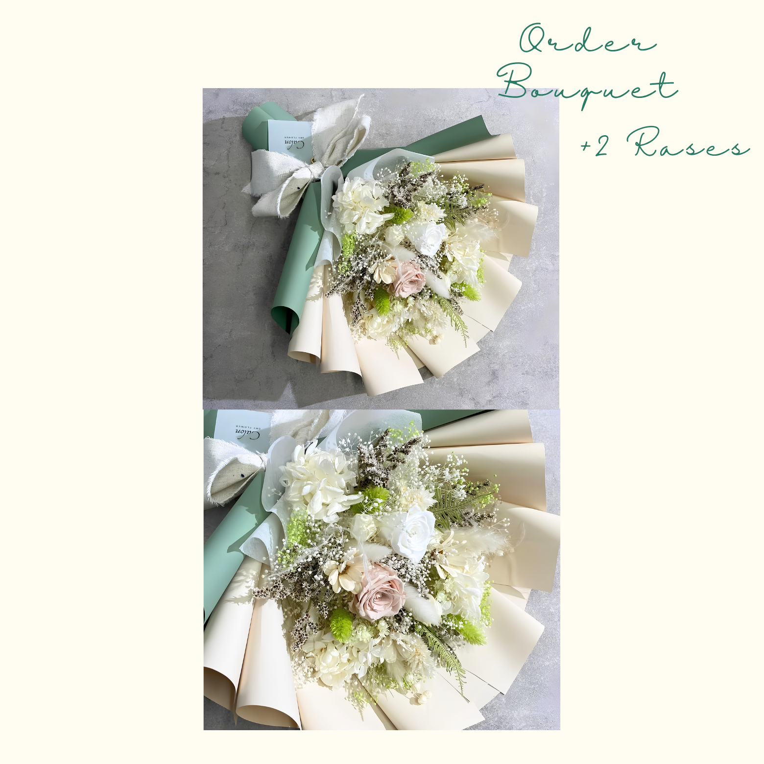 オーダーメイド ドライフラワー花束|恋人や大切な人との記念日・お祝いにぴったりな世界にひとつの花束を