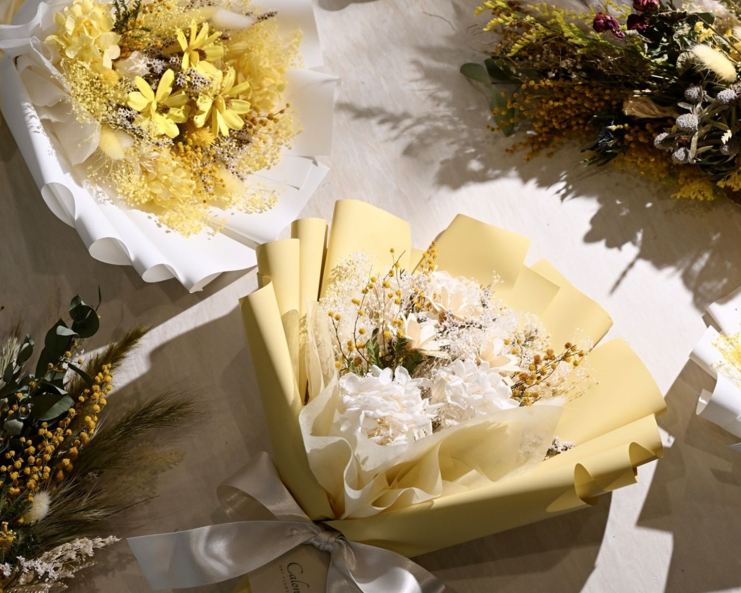 【ミモザフェア2025】ミモザを使ったドライフラワーアレンジメントの魅力