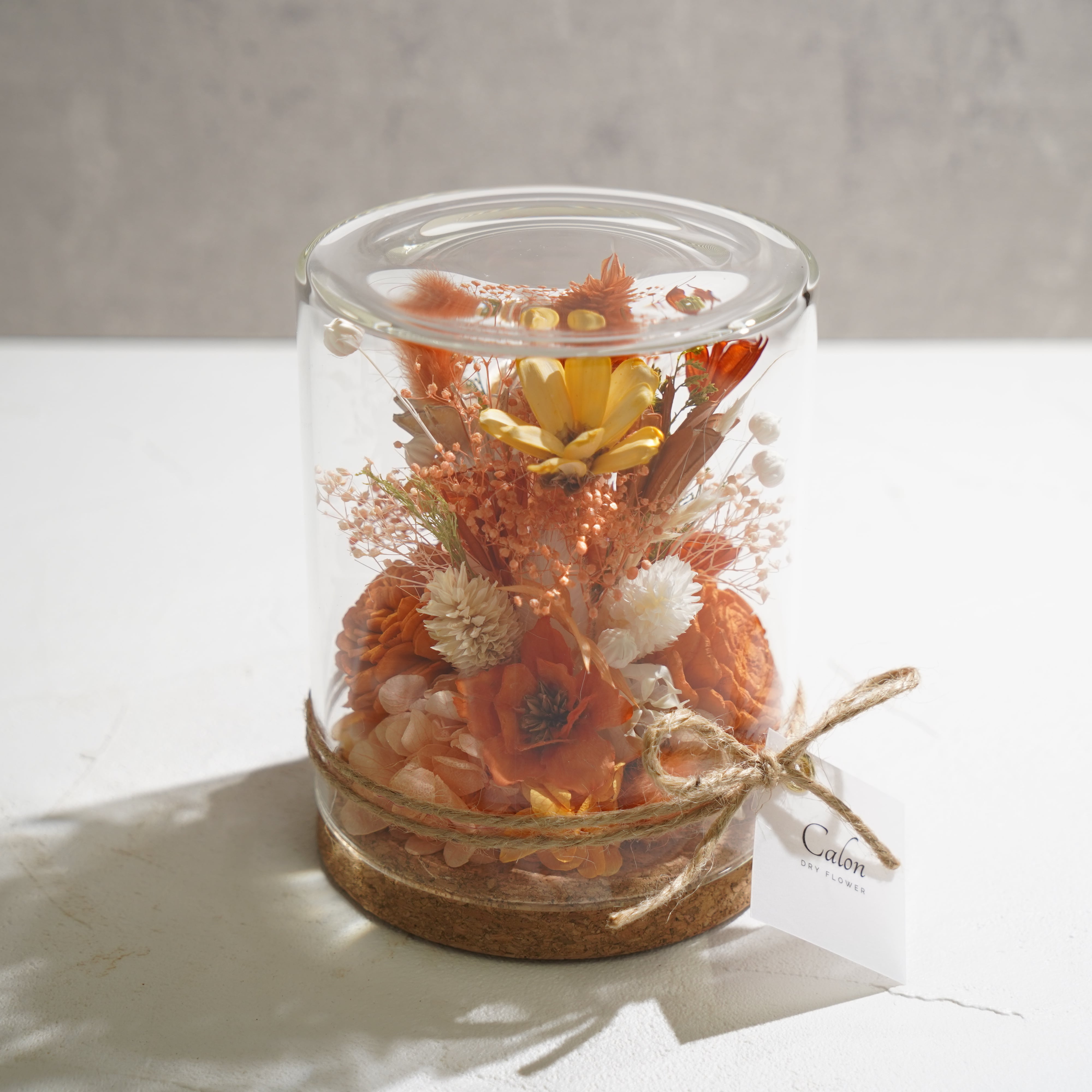 【オレンジ】ボトルフラワー Mサイズ BM-40≪限定１点≫