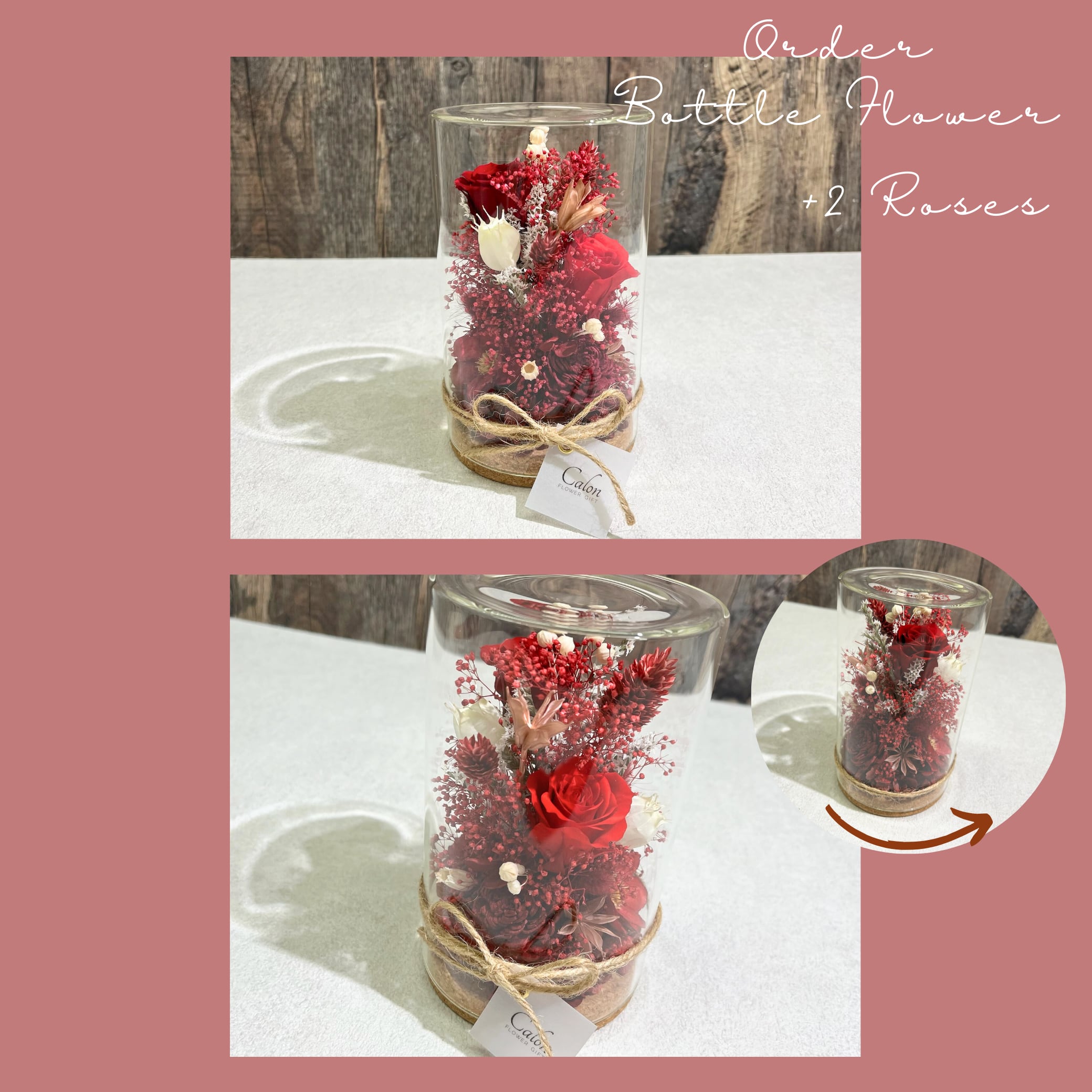 【オーダーメイド 】ボトルフラワー Lサイズ