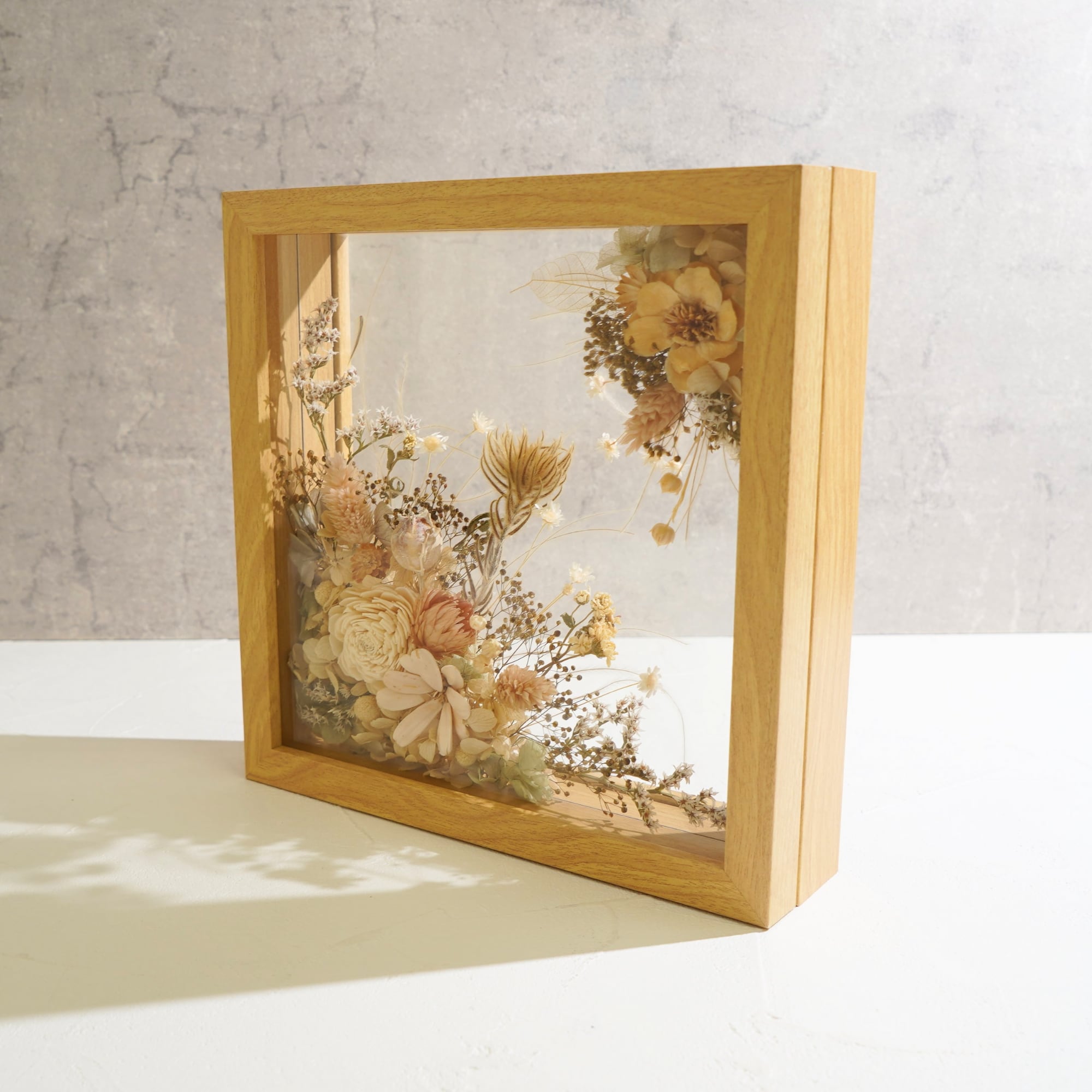 【ナチュラル】フレームフラワー Lサイズ アートタイプ FL-38≪限定１点≫