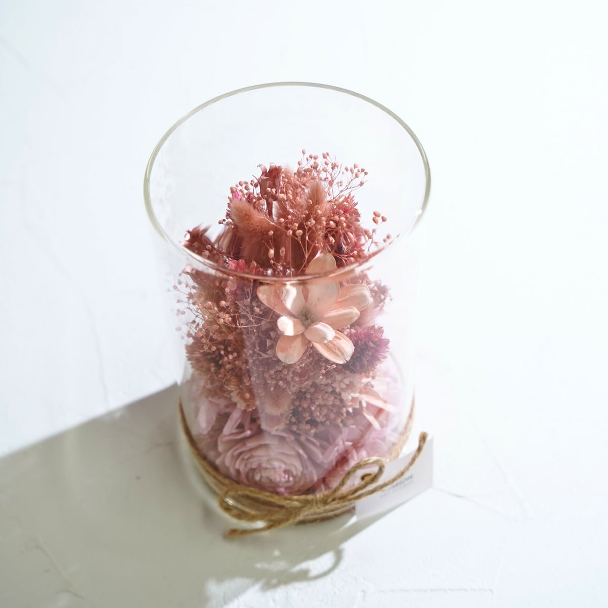 【ピンク】ボトルフラワー Lサイズ BL-02≪限定１点≫