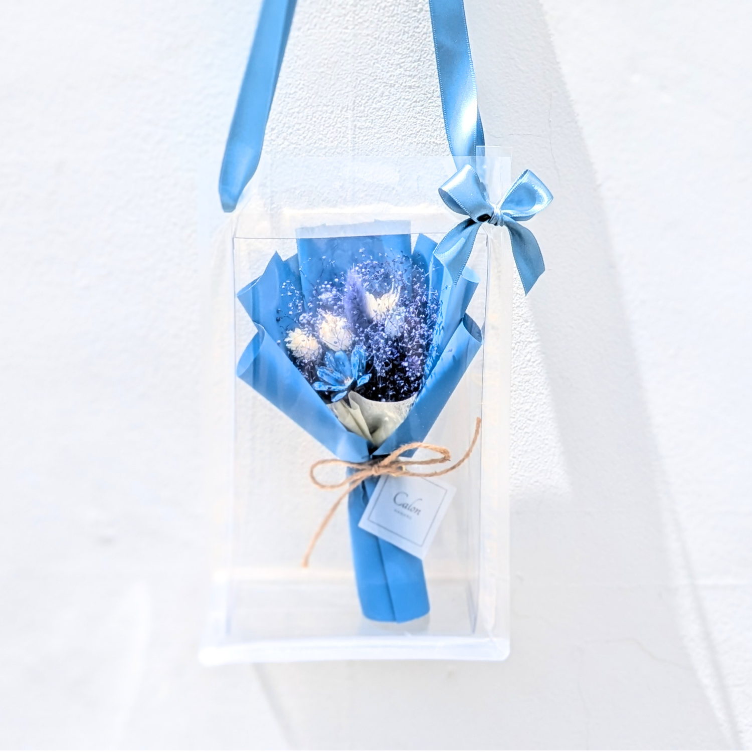 ミニ花束バッグ ブルー SS-2≪限定１点≫