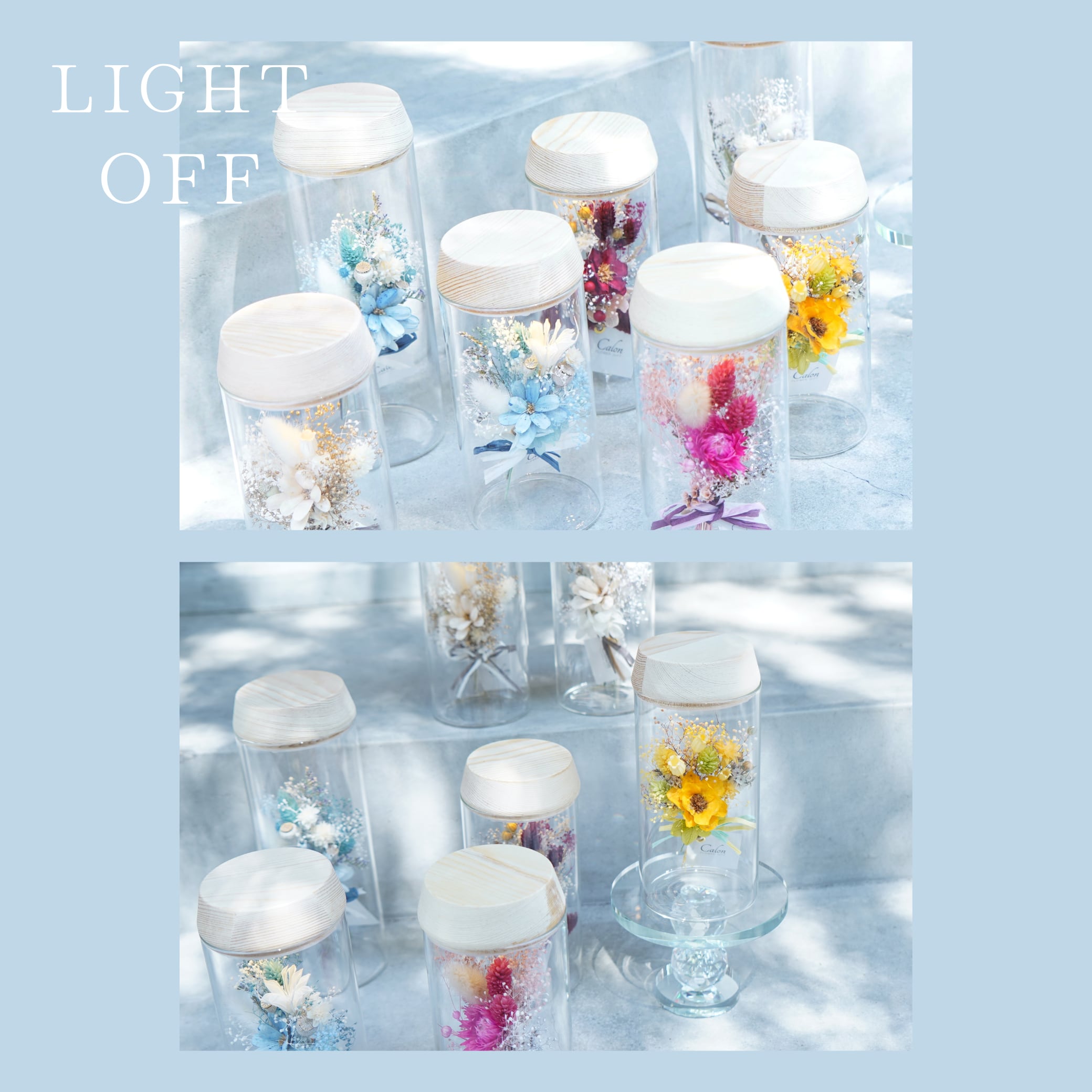 【オーダーメイド 】LEDボトルフラワー Mサイズ