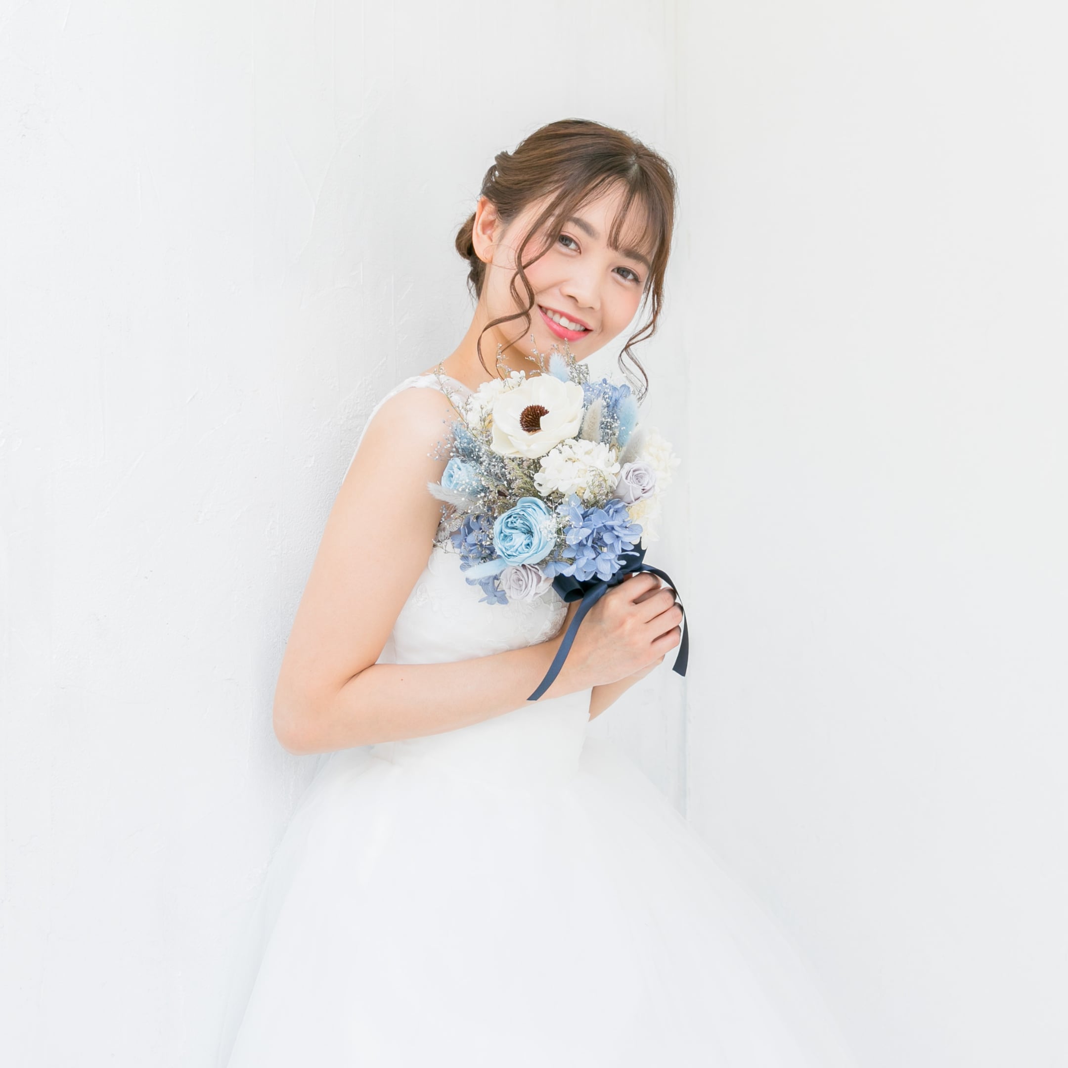 【オーダーメイド】ドライフラワーのウェディングブーケ ライトプラン