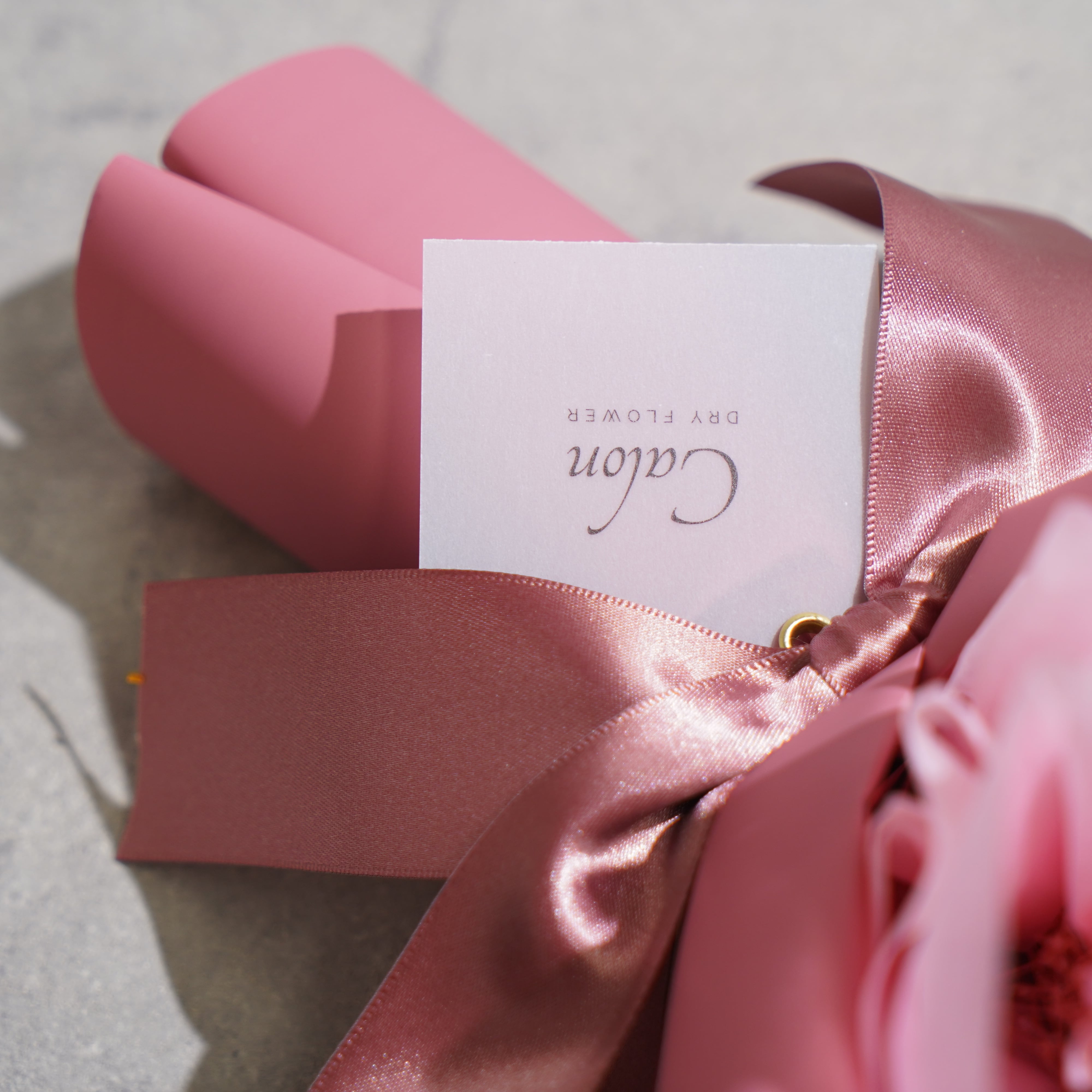 ドライフラワーの花束 Mサイズ ピンク M-558≪限定１点≫