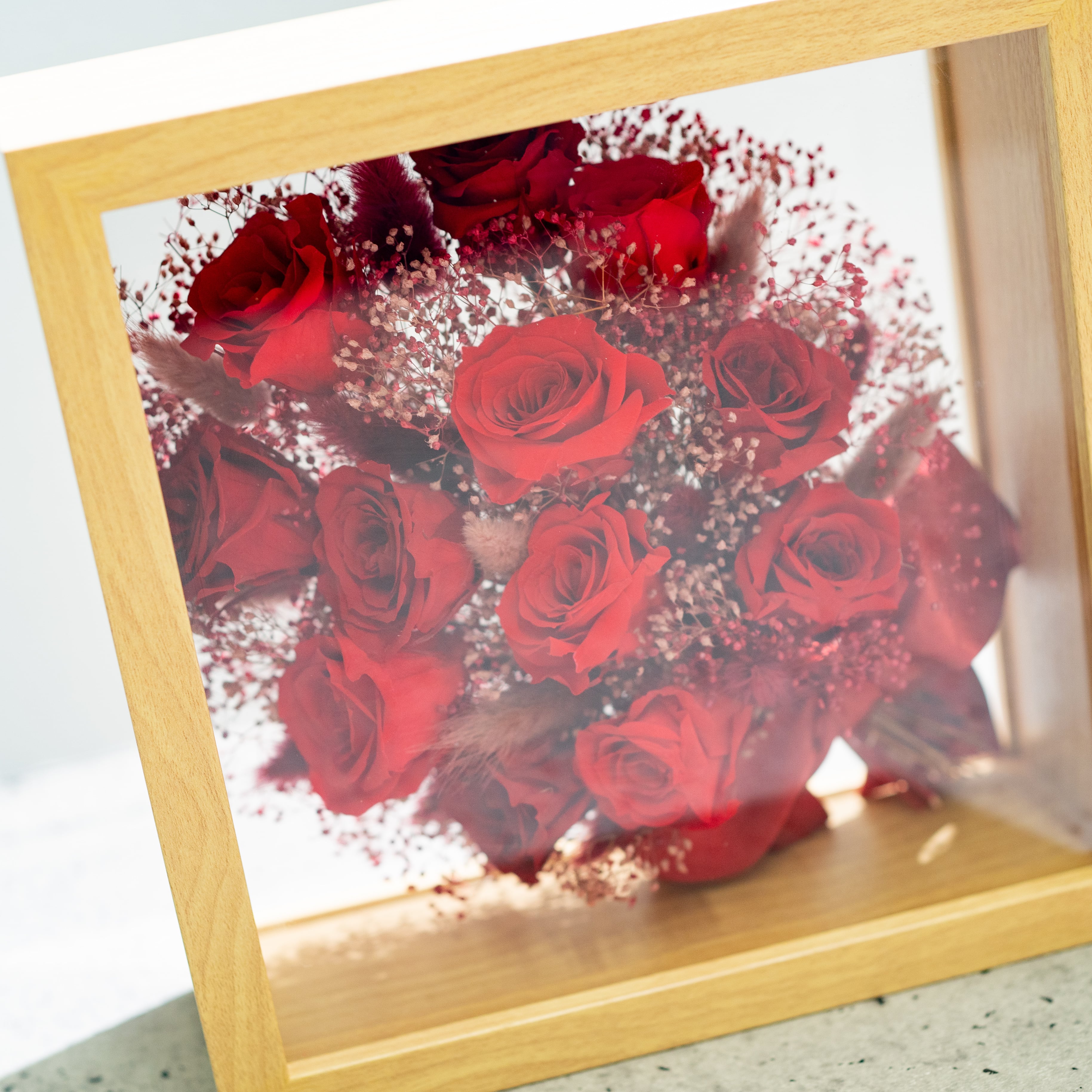 アフターフラワー（12本の薔薇/プリザーブドローズの枯れない花束専用）