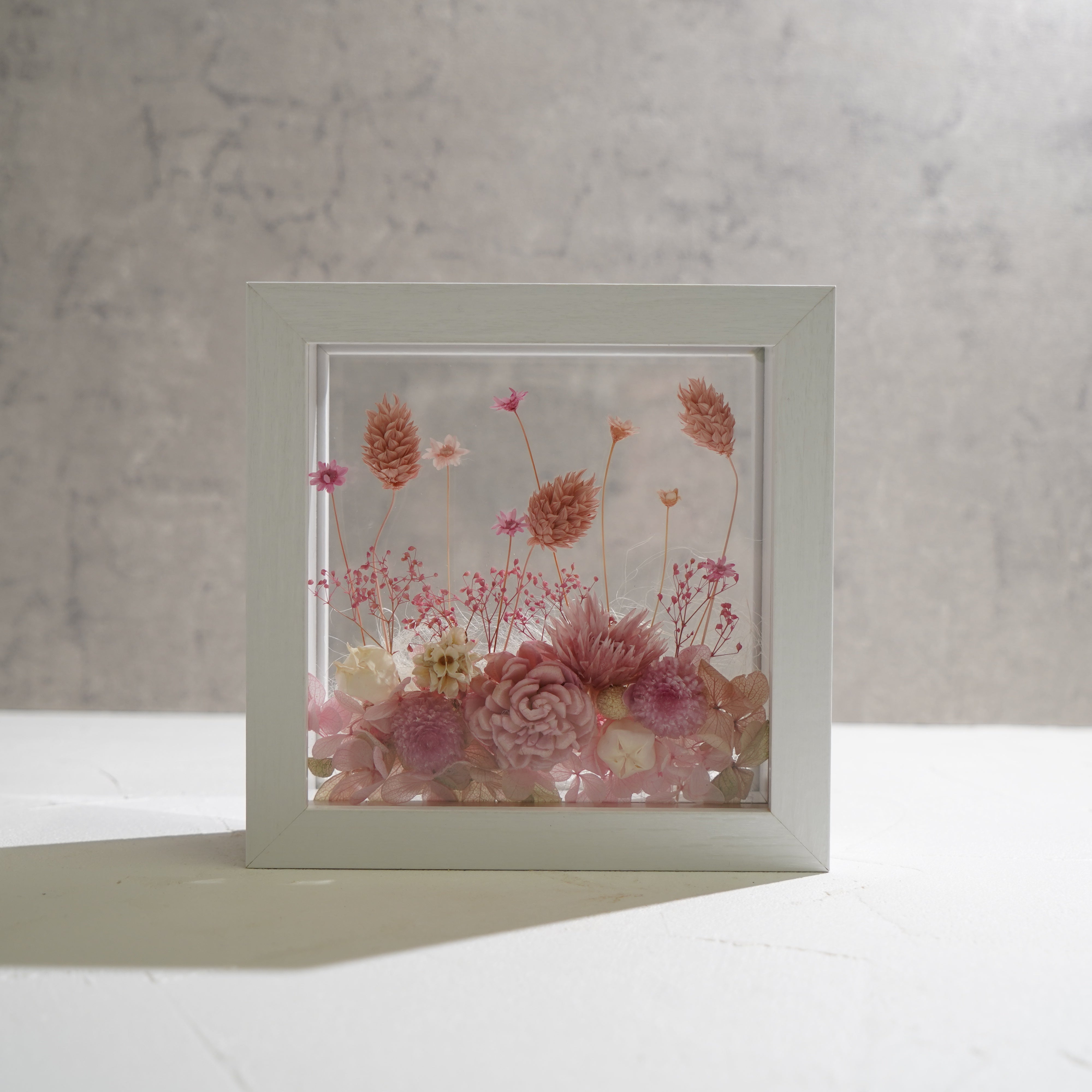 【ピンク】フレームフラワー Mサイズ ガーデンタイプ FM-58≪限定１点≫