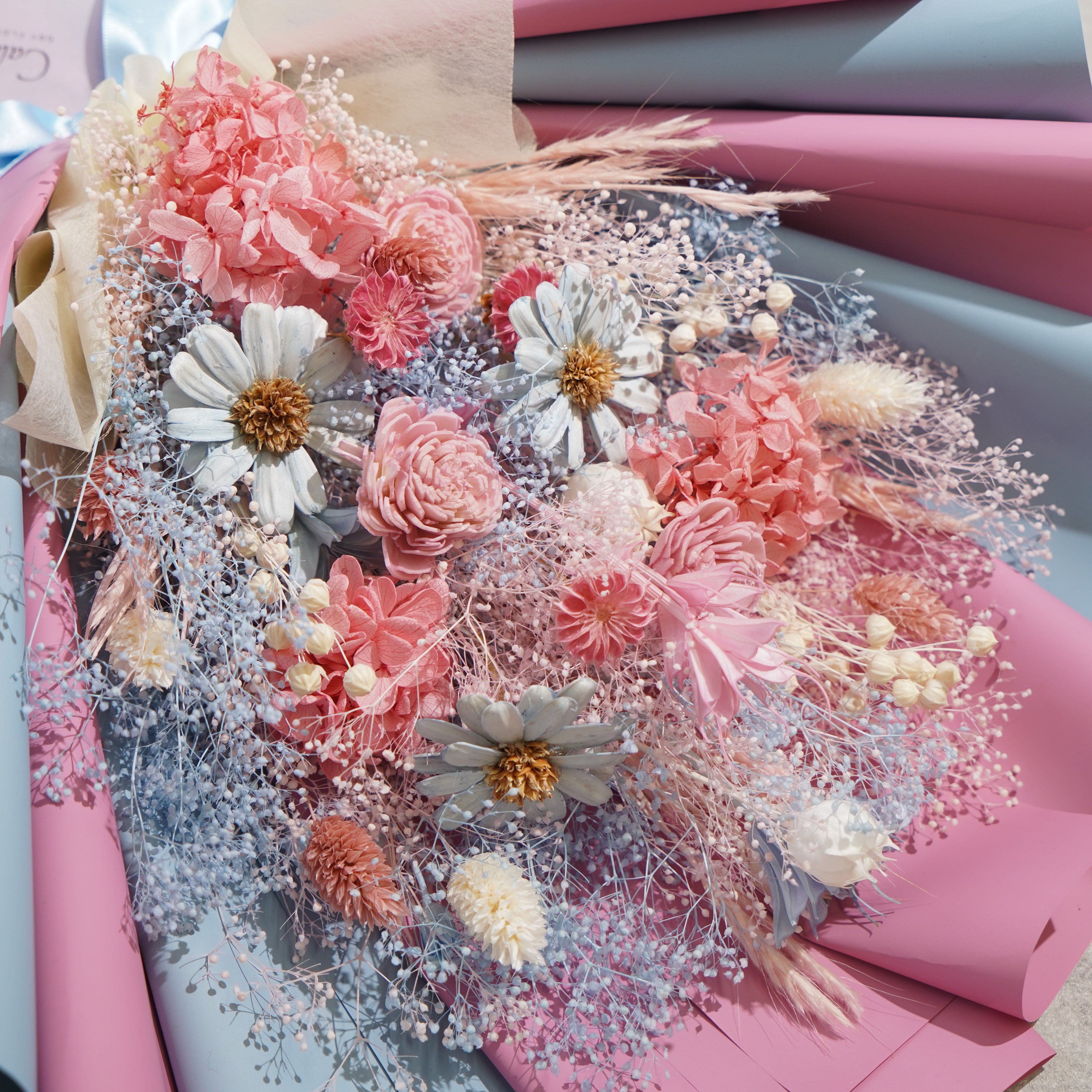 ドライフラワーの花束 Lサイズ ミックス L-139≪限定１点≫