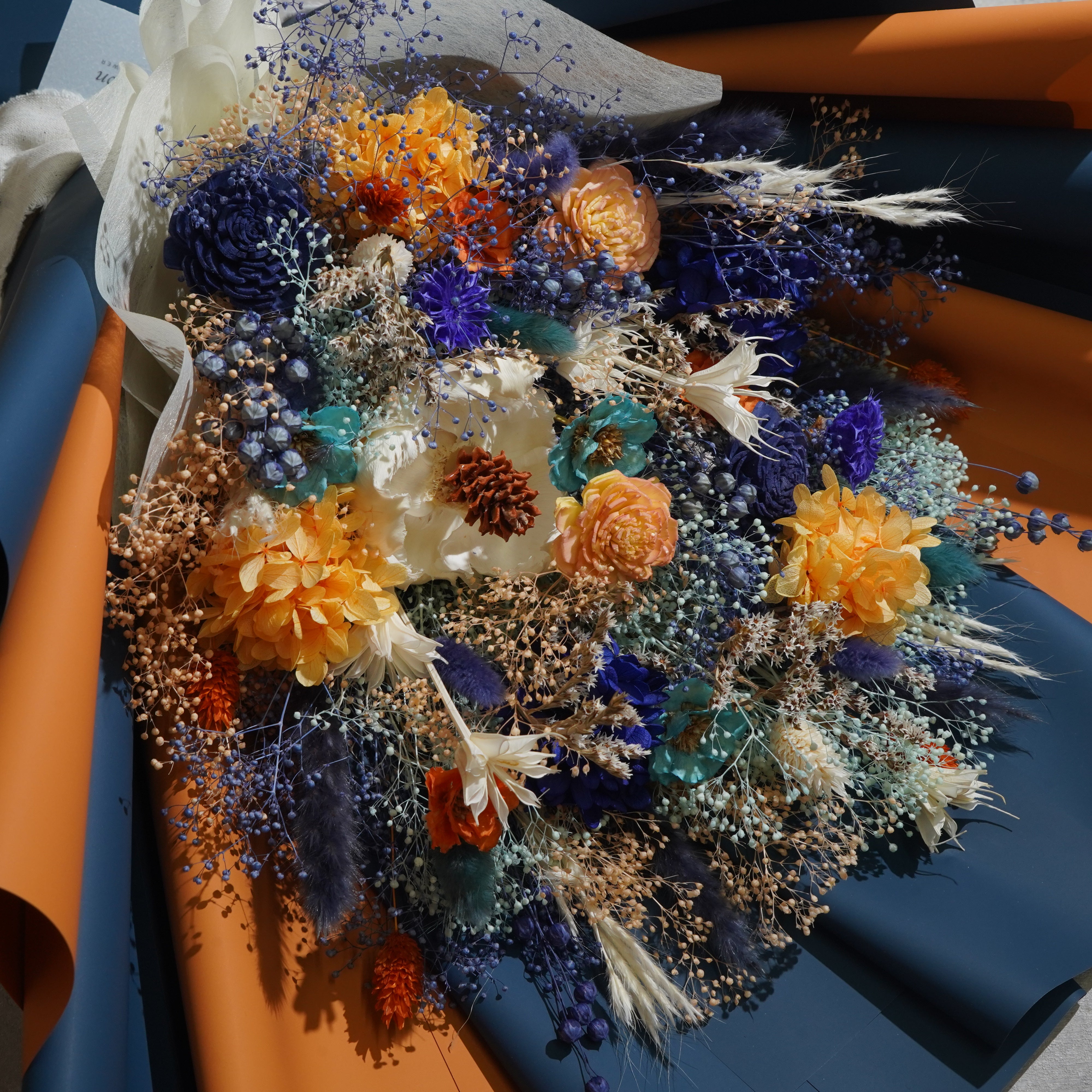 ドライフラワーの花束 LLサイズ ミックス LL-52≪限定１点≫
