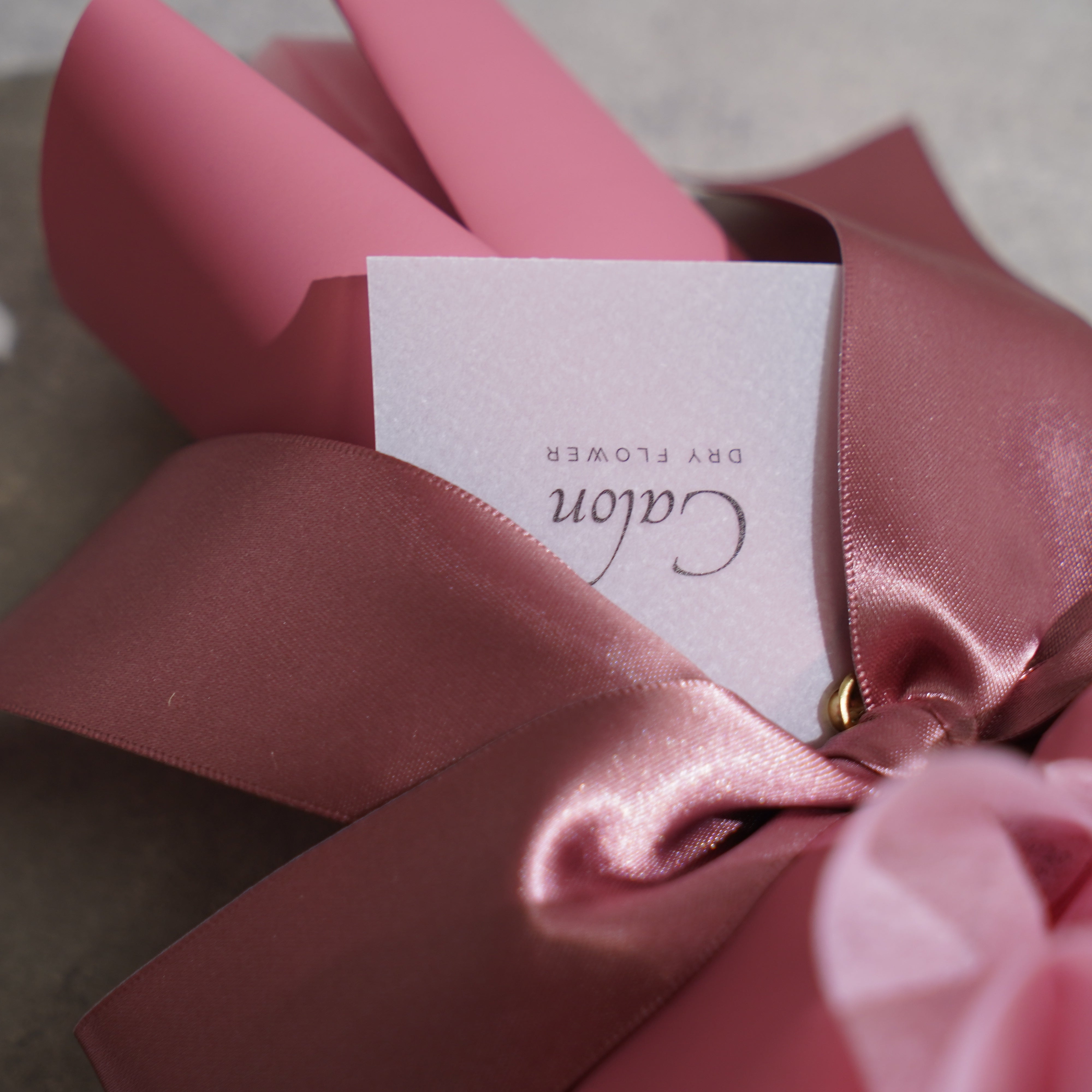 ドライフラワーの花束 Mサイズ ピンク M-638≪限定１点≫