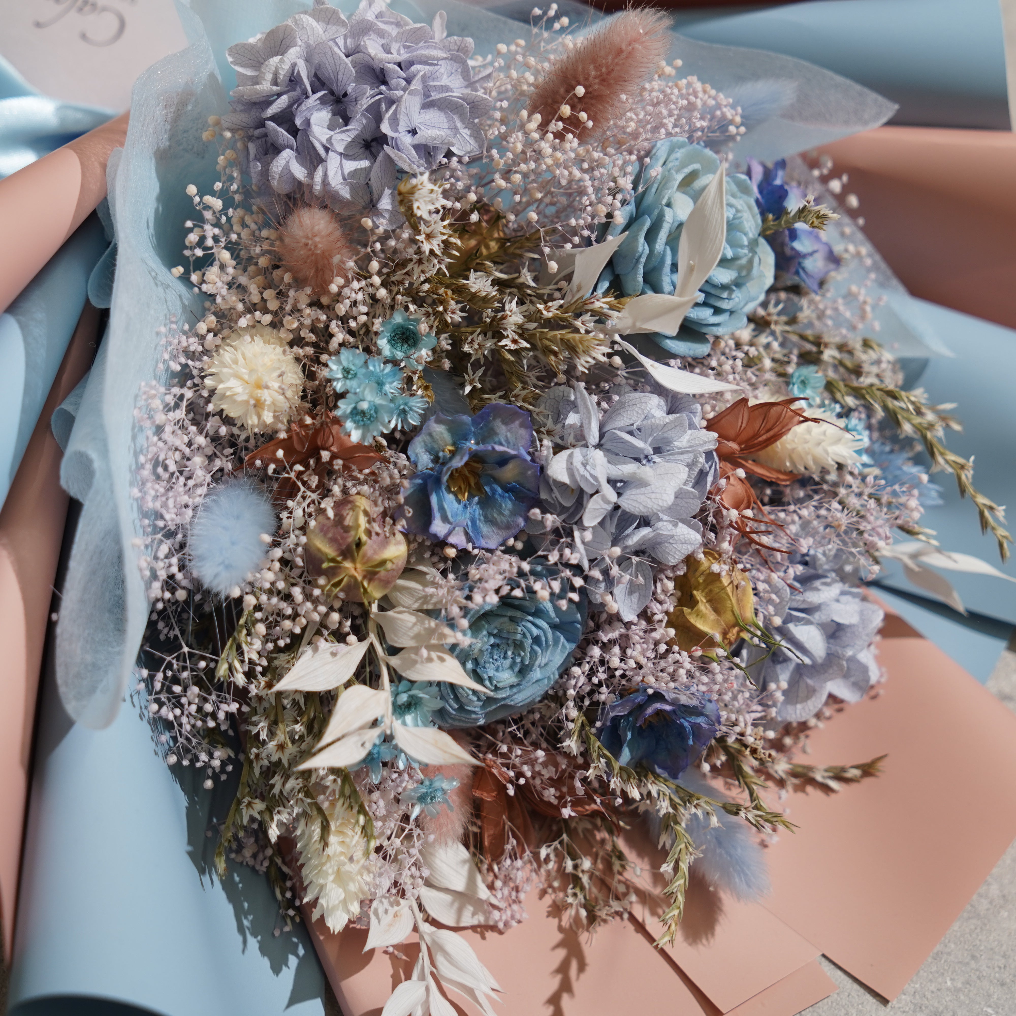 ドライフラワーの花束 Mサイズ ミックス M-642≪限定１点≫